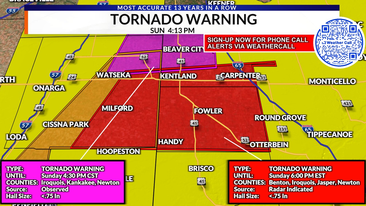 Meteorologist - NEW: A Tornado Warning has been issued for part of the