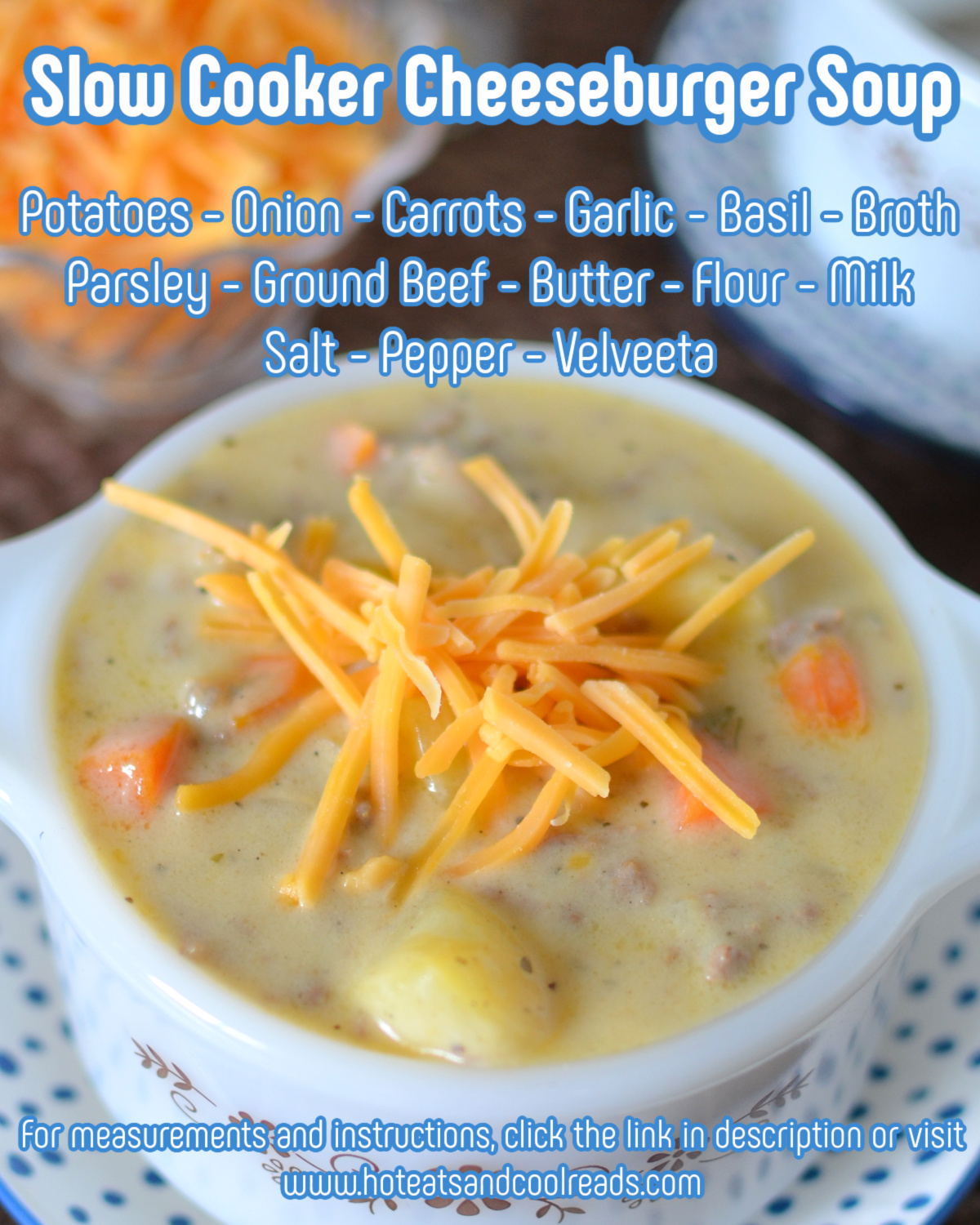 Sheena's - Slow Cooker Creamy Cheeseburger Soup, an all-time favorite ...