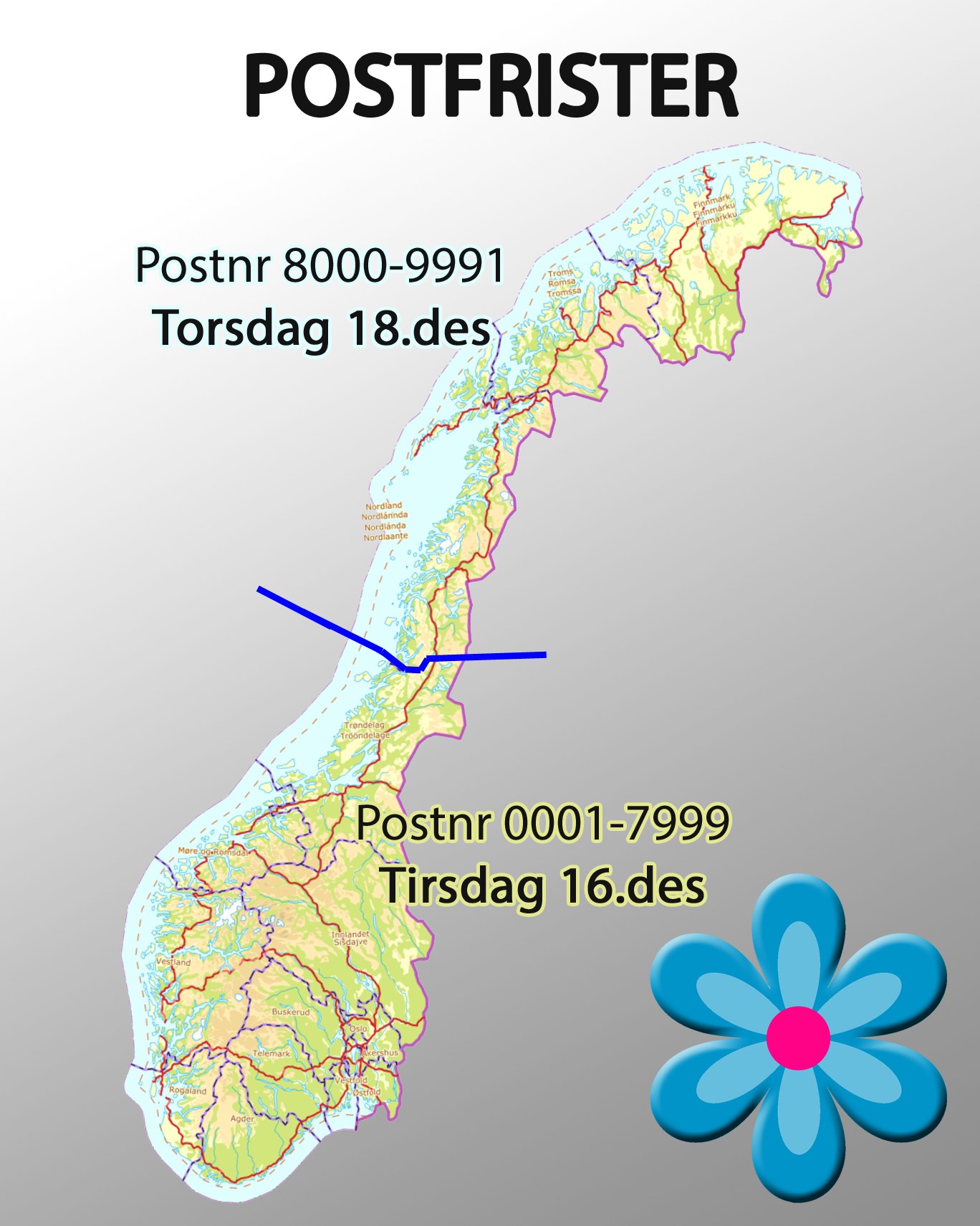 Stofflykke - JULEPOSTFRISTER: Posten Bring har opplyst... | Facebook