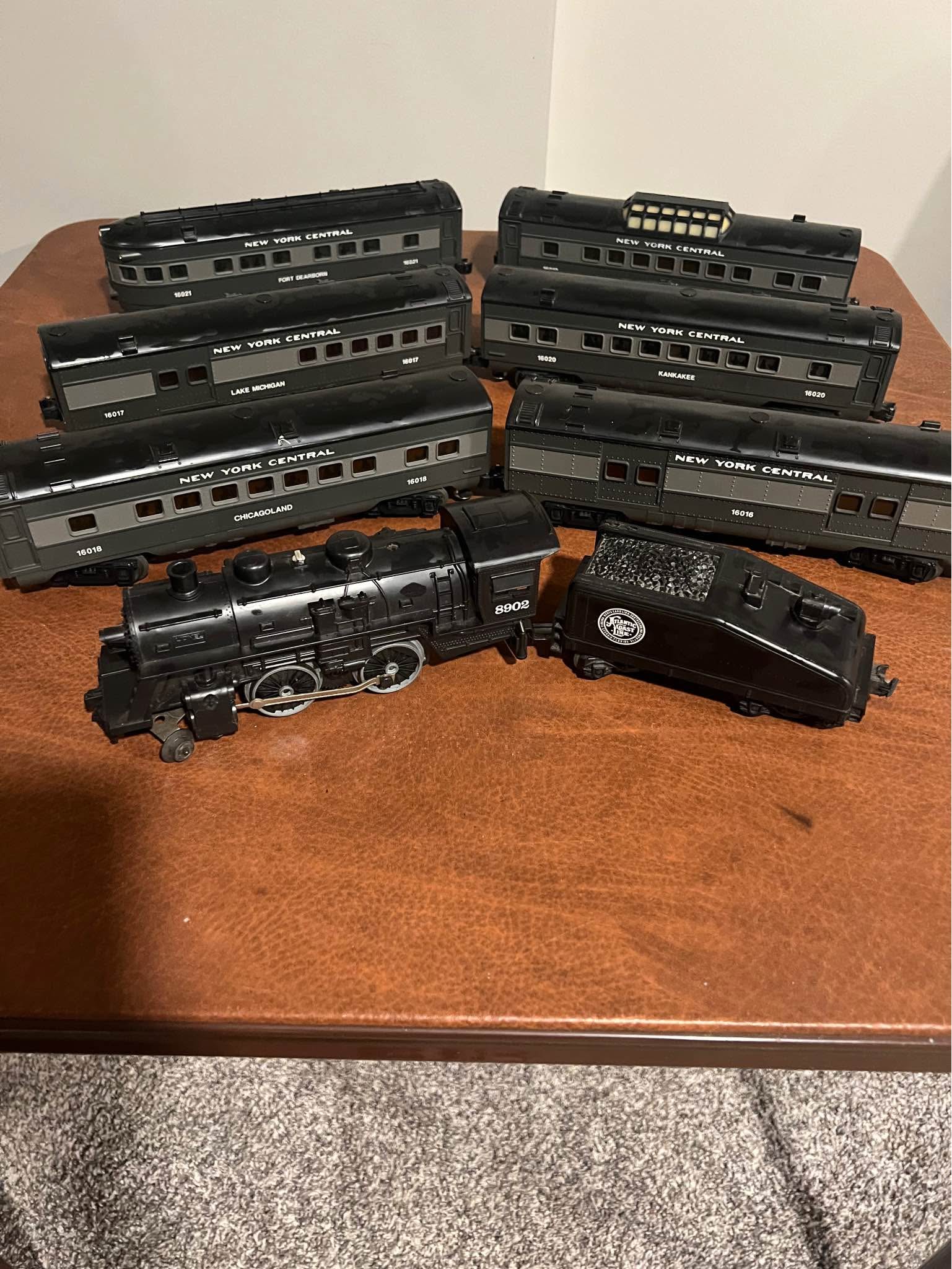 Train Set- 6 car Lionel NYC, locomotive& 2 Coal Tenders (ACL & Lionel ...