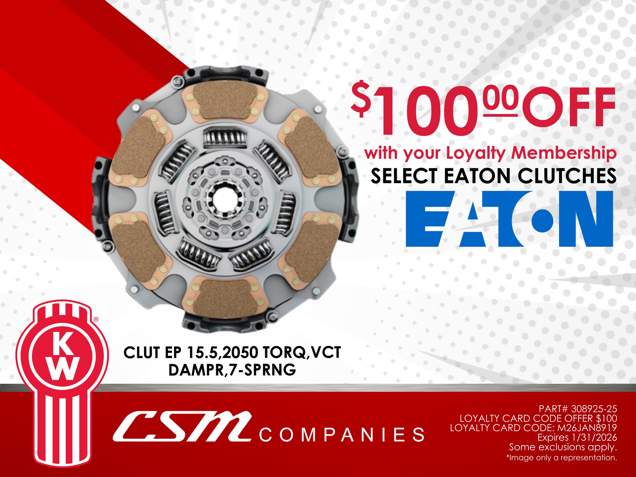 CSM - First part special of 2026 is here! Save $100 on select Eaten ...