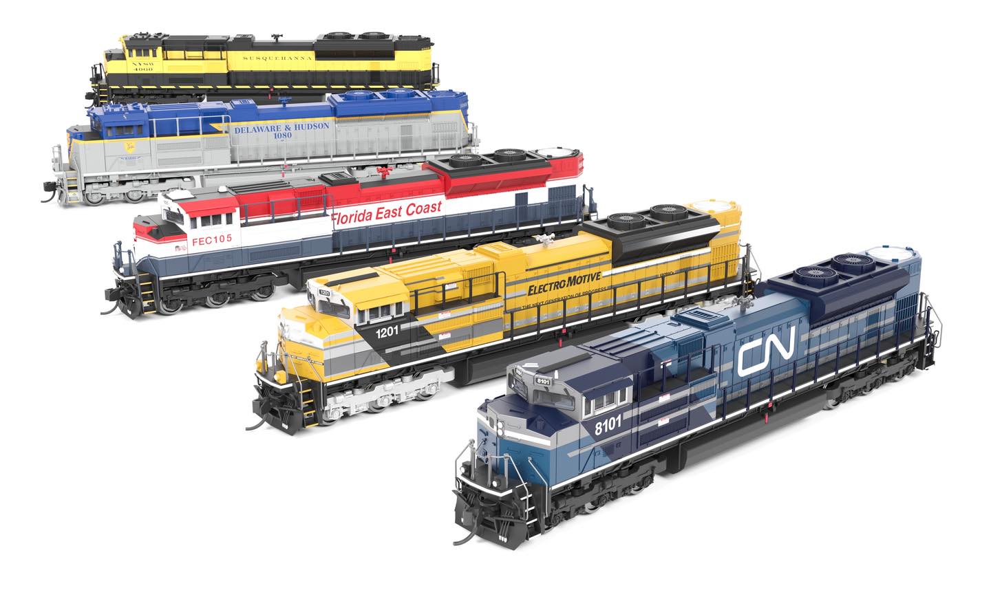 New model train releases from Broadway Limited Imports