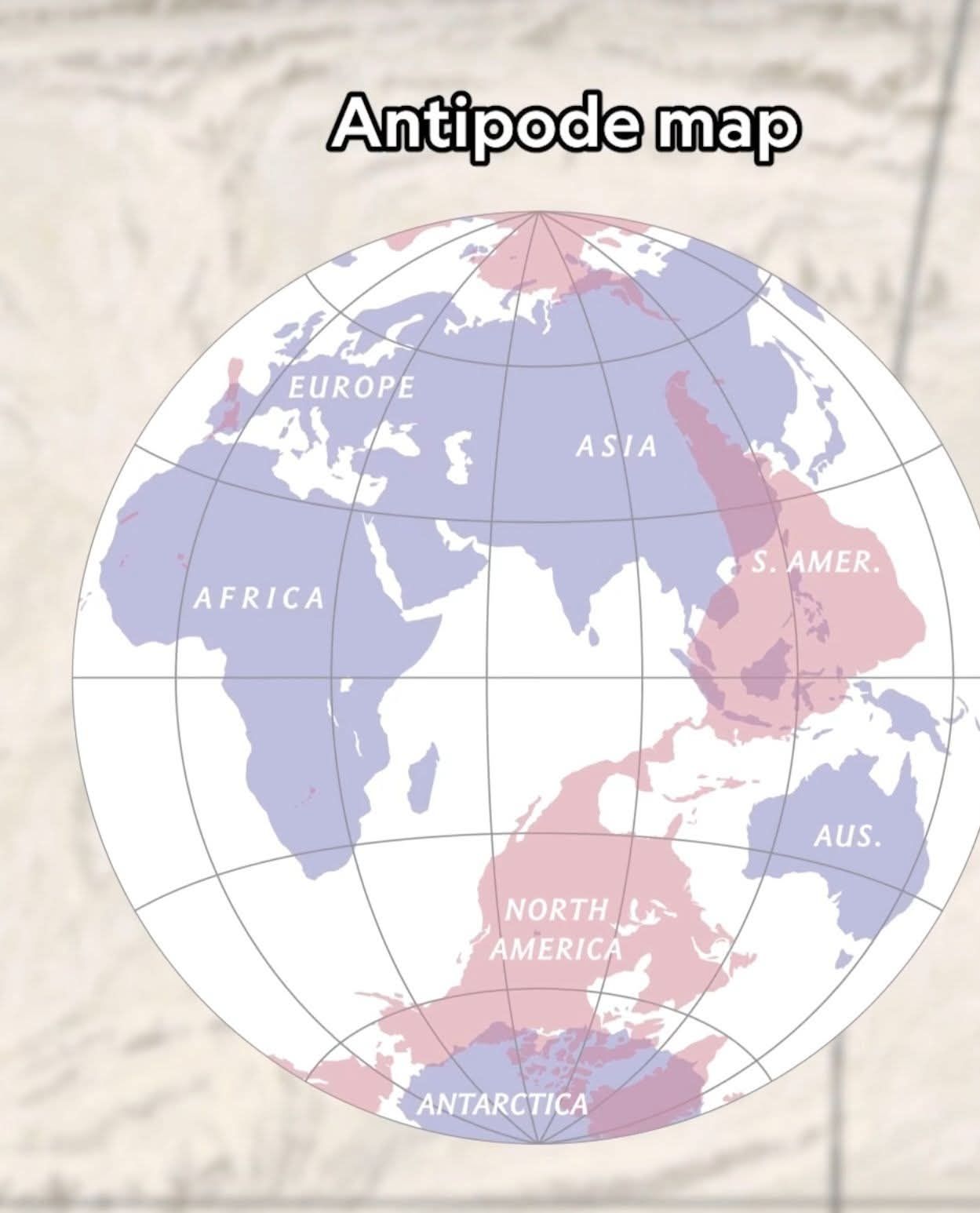 World GeoDemo - Antipode map🙋‍♂️🌴🌲🌿 | Facebook
