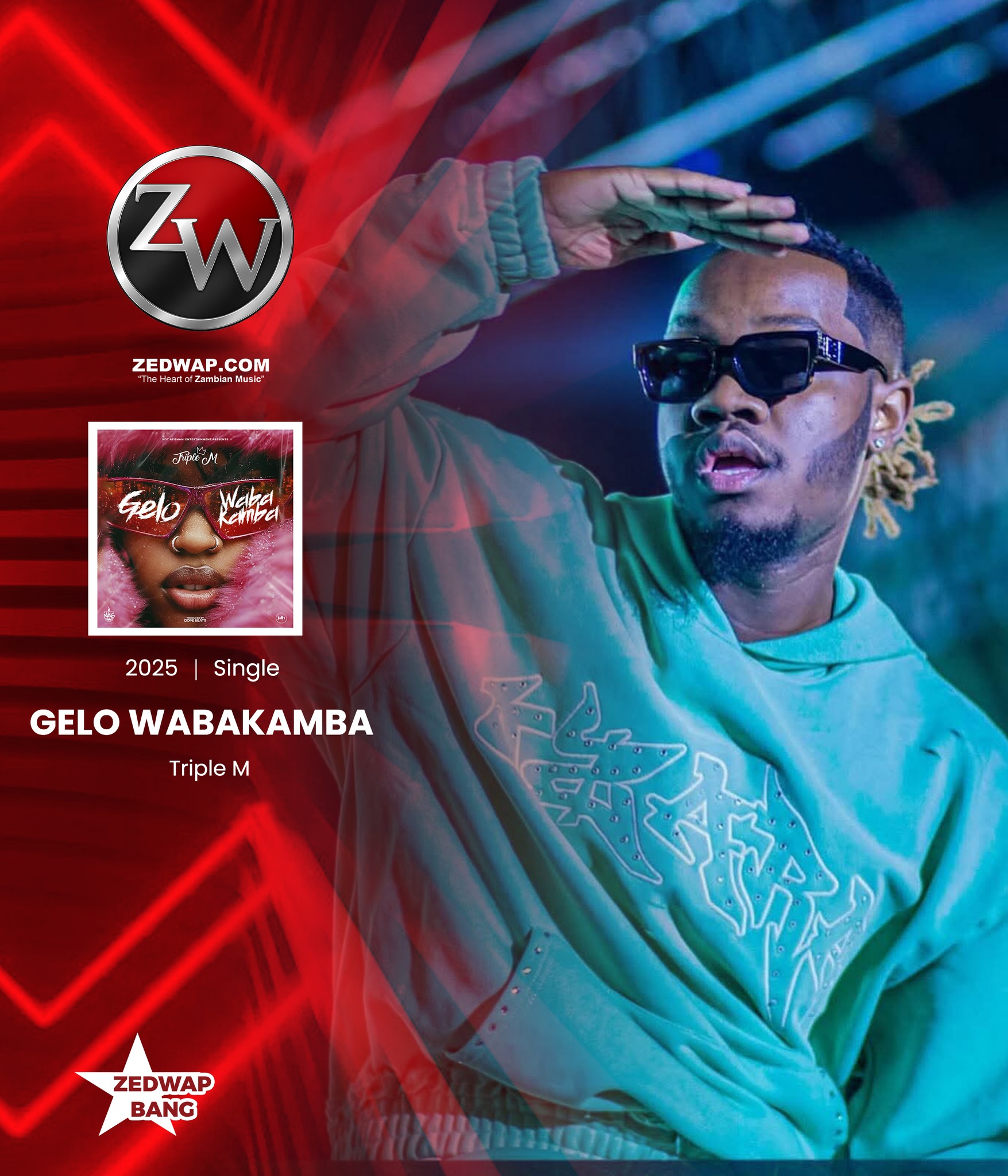 Zedwap.com - Top Zambian rapper Triple M, the CEO of Not Ati Shani ...