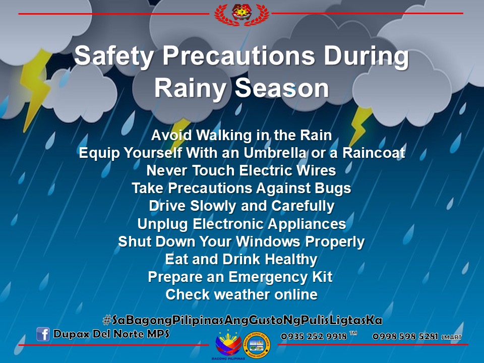 Safety Precautions During Rainy... - Dupax Del Norte Mps | Facebook