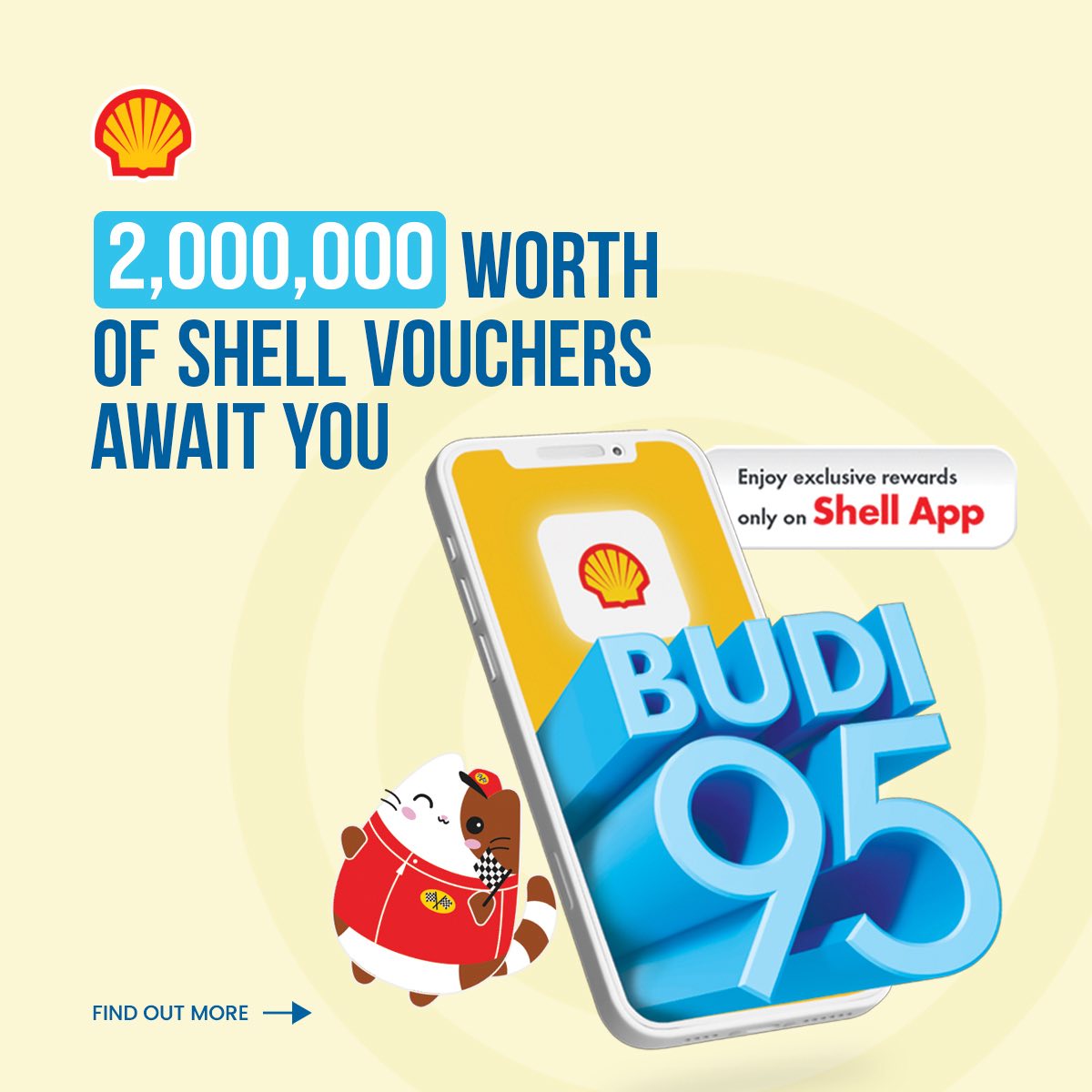 BonusLink - BUDI95 is now on the Shell App 🎉 You can... | Facebook
