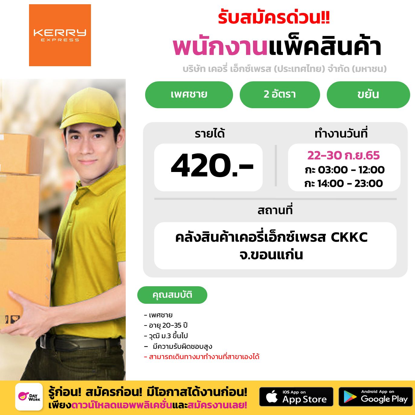 รับสมัครพนักงานคลังสินค้า เริ่มงานได้ทันที!!!!! วันทำงาน: เริ่มงานได้ ...