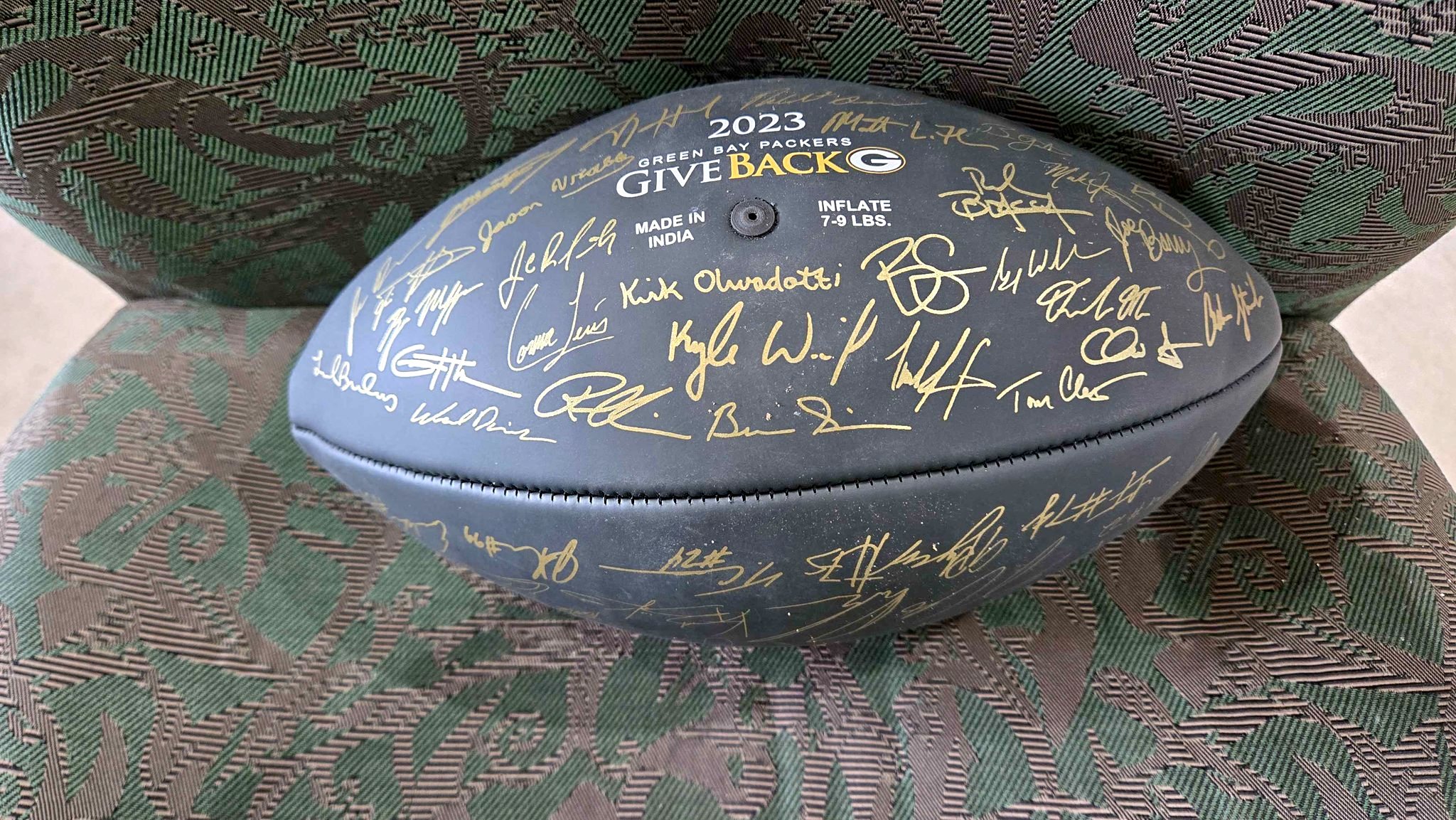 Packers Autographed football 2023 - Footballs - Greenville, Wisconsin ...