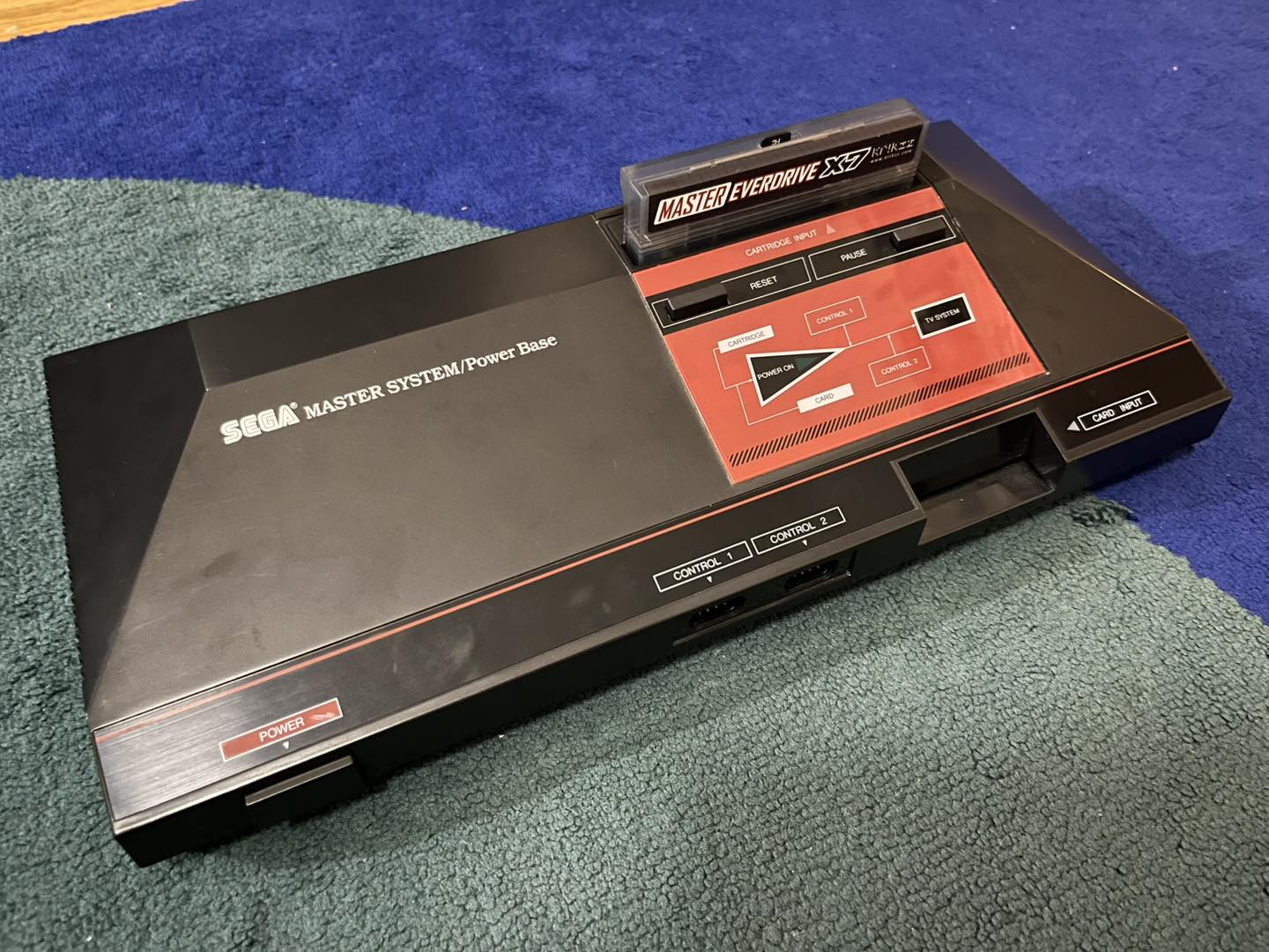 Sega Master System with RGB display and FM sound upgrade