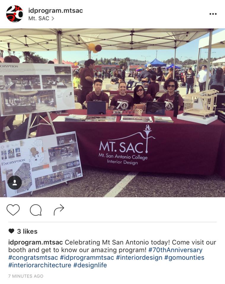 Interior Design Program at Mount San Antonio College