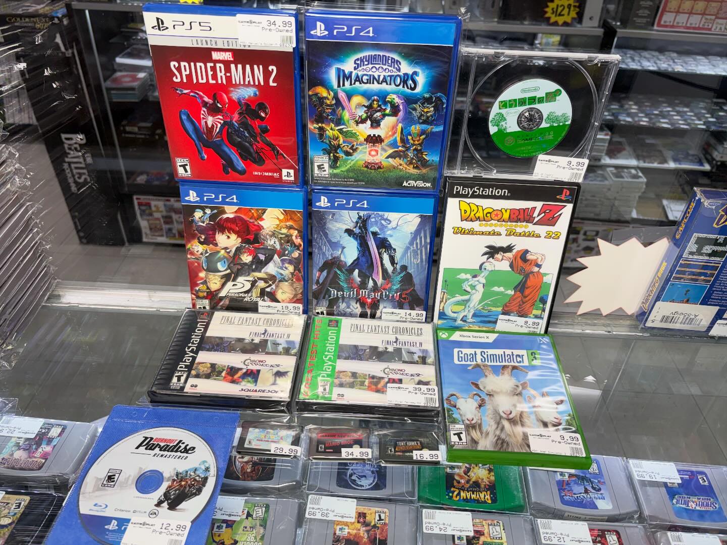 Stop in and browse today 🎮 We've got pre-owned games for PS5, PS4