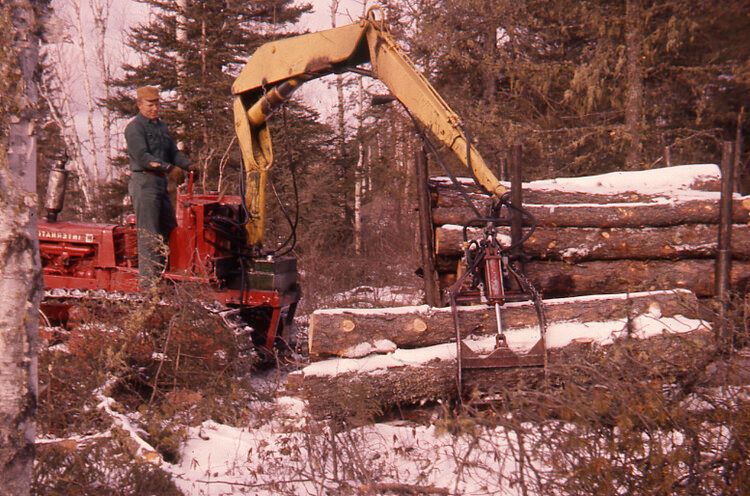 Cook County Historical Society - Logging operation ca. mid 1950's ...
