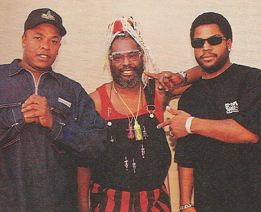 Dr. Dre, George Clinton and Ice Cube