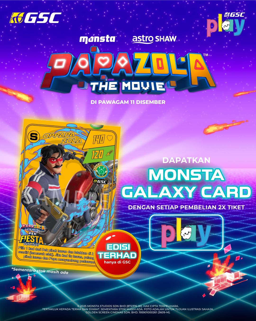 GSC - Jom dapatkan Limited Edition Monsta Galaxy #OppapaZola Card ...