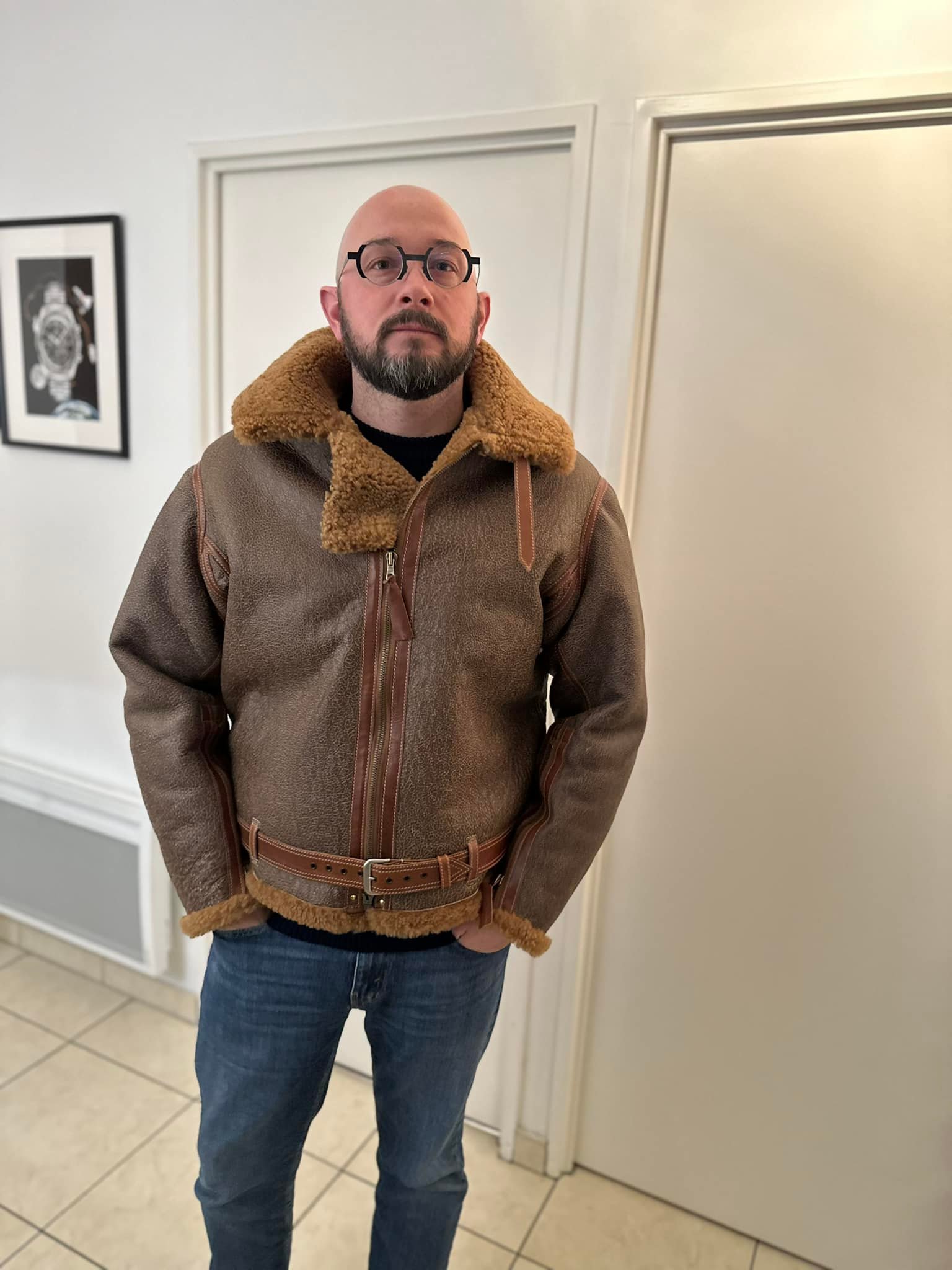 Eastman Leather RAF fly weight jacket review and Saphir cream question