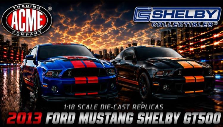 Check out these awesome new 1:18 2013 GT500 models from the Shelby