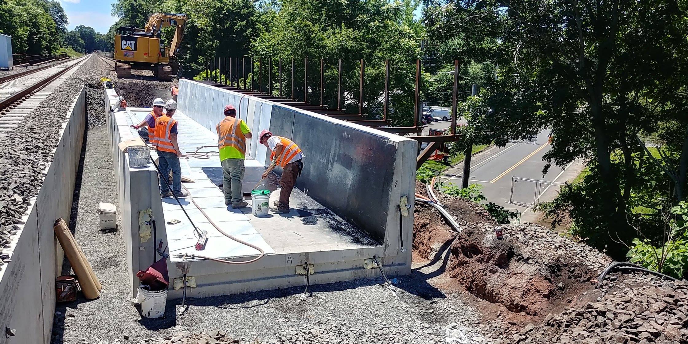 New track,... - New Haven-Hartford-Springfield Rail Program