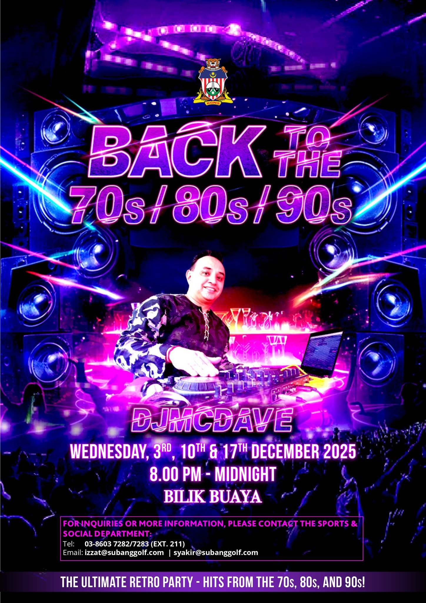 🪩 Exclusive for Club Members and their Guests! Calling all disco