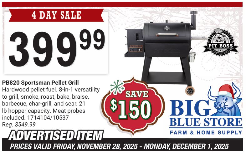 Big Blue Store - 🗣 Outdoor Cooking Deals on the 4-Day... | Facebook
