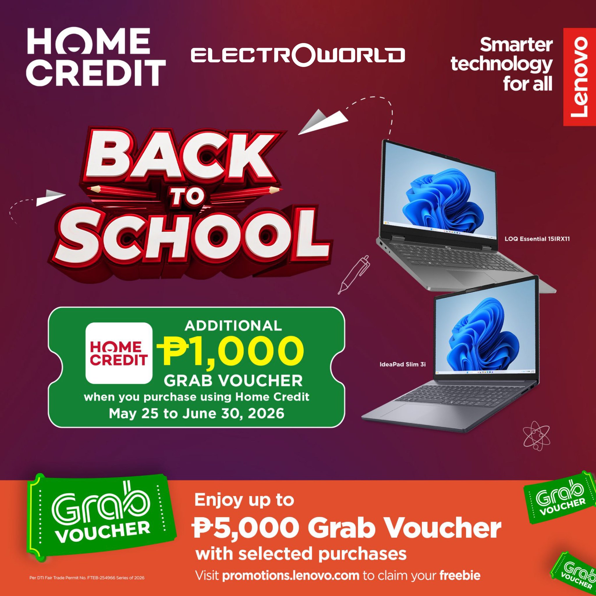 Back-to-school upgrades made easier 💻📚 Score additional vouchers