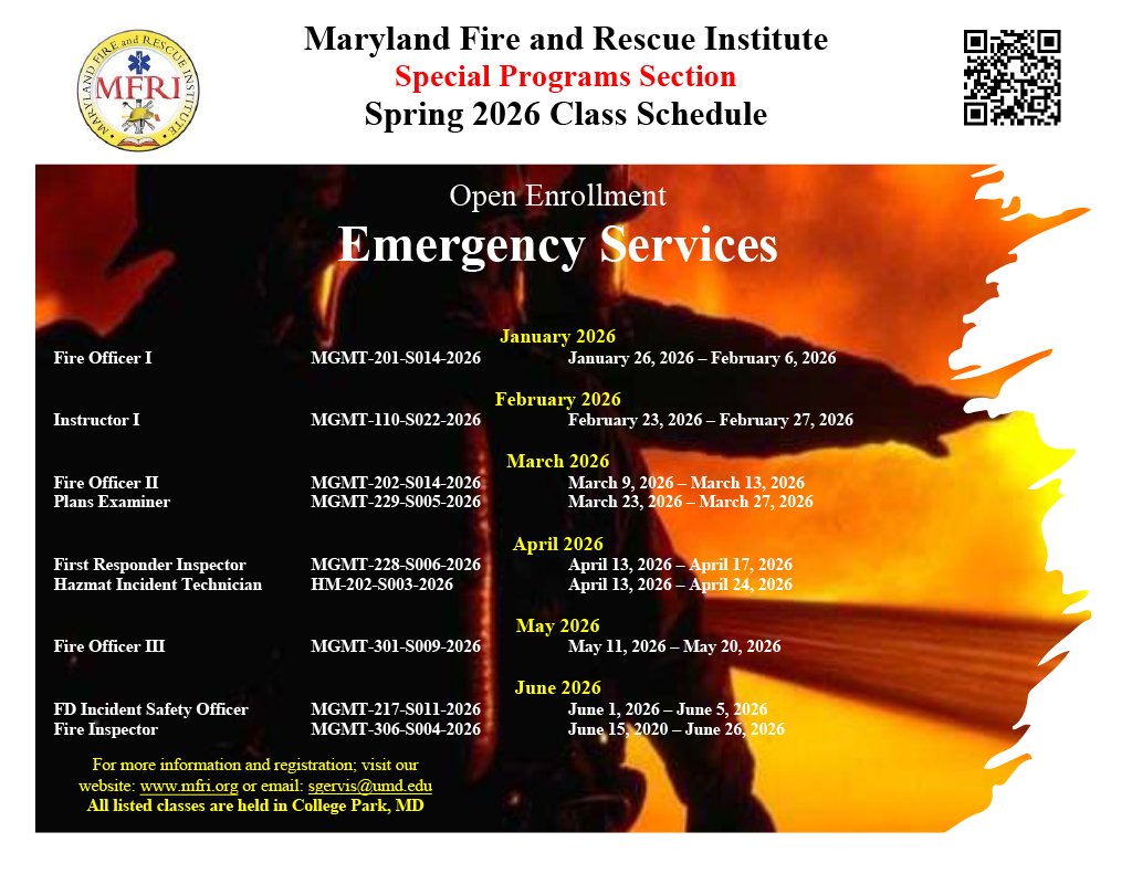 Maryland Fire & Rescue Institute, University of Maryland | College Park MD