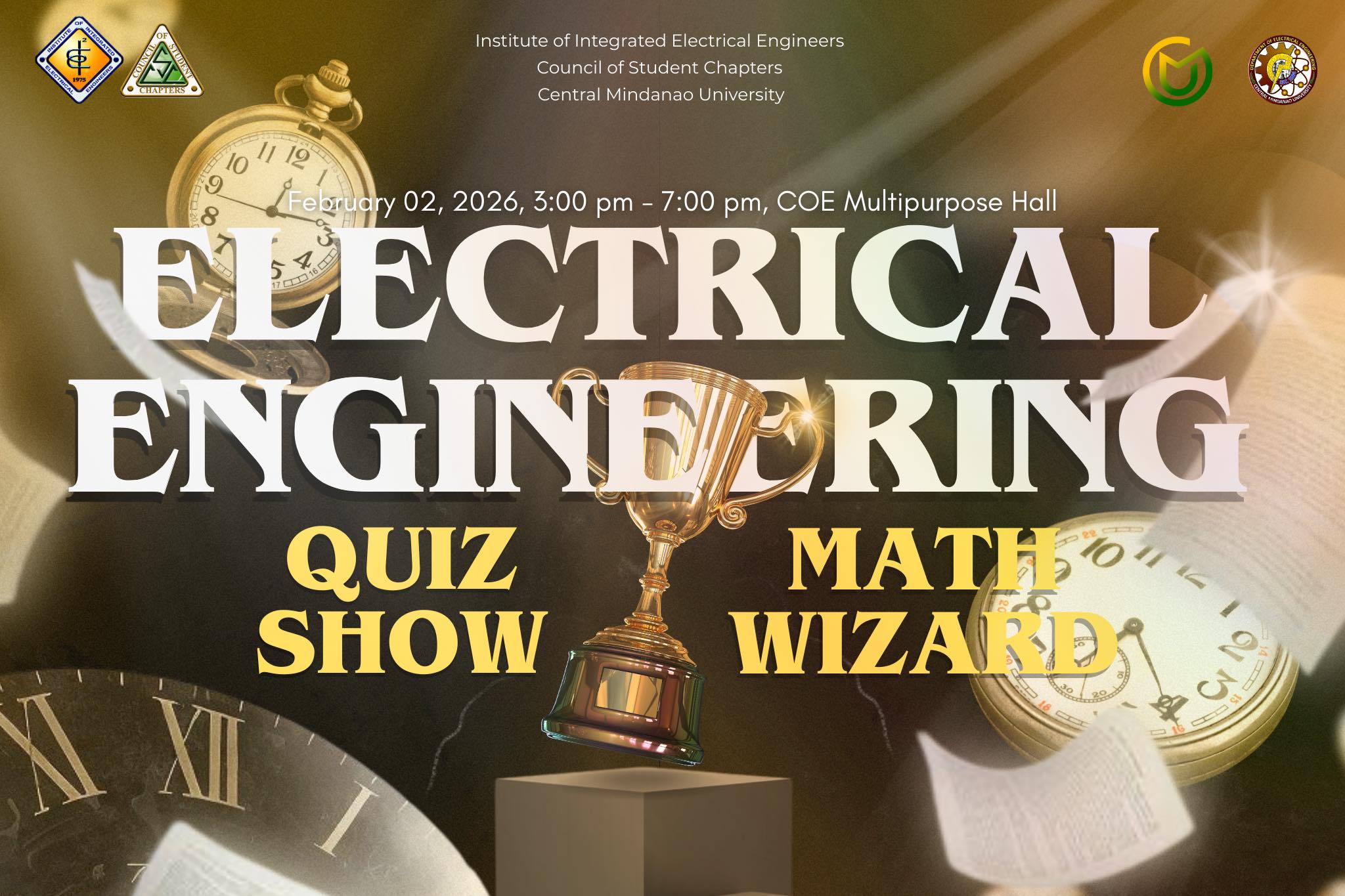 𝑬𝑬 𝑸𝑼𝑰𝒁 𝑺𝑯𝑶𝑾 & 𝑬𝑬 𝑴𝑨𝑻𝑯 𝑾𝑰𝒁𝑨𝑹𝑫... - IIEE CSC CMU Chapter | Facebook