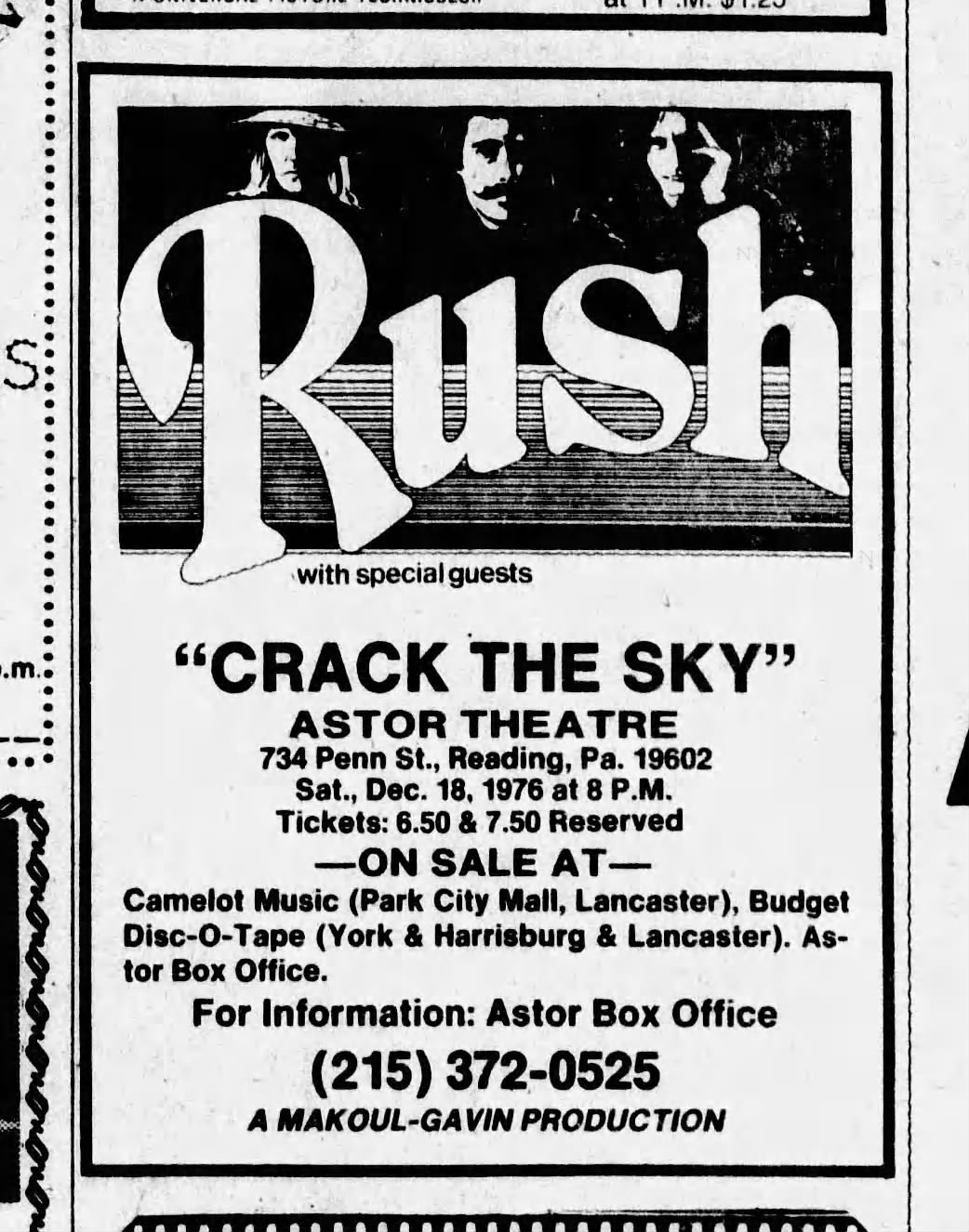 On this date in 1976: The 'All The World's A Stage' tour brought
