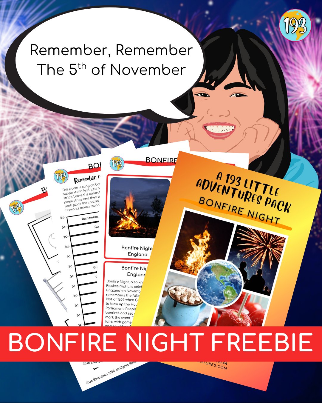 193 - Learn more about Bonfire Night and the poem that goes with it ...