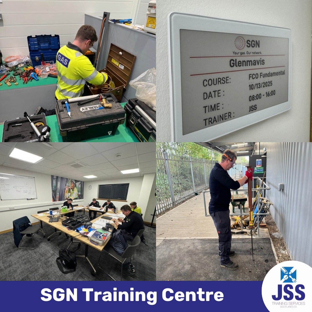 JSS - Last week we were at the SGN Training Centre in Cambuslang ...
