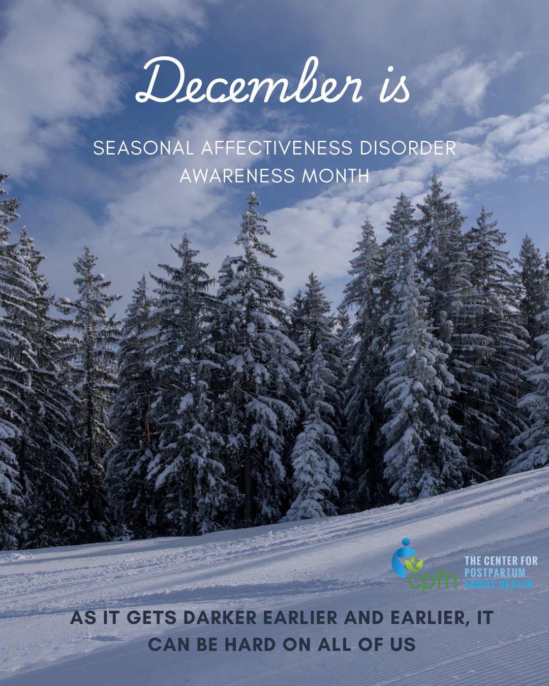 The Center - ️ Recognizing SAD in the Postpartum Season December marks ...