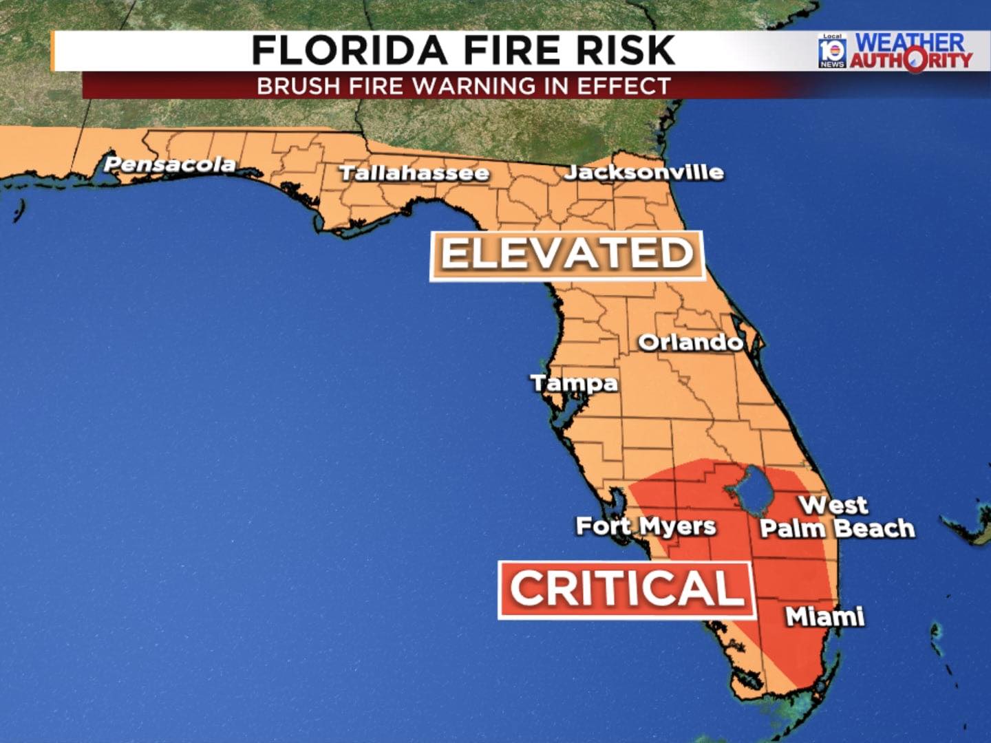 🔥 WILDFIRE THREAT 🔥... - Meteorologist Brantly Keiek | Facebook