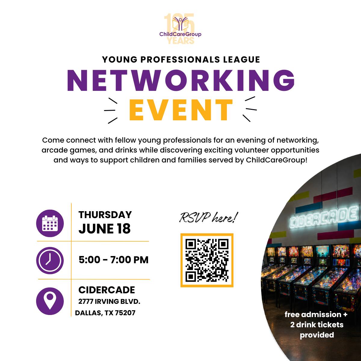 Childcaregroup young professionals networking event June 18