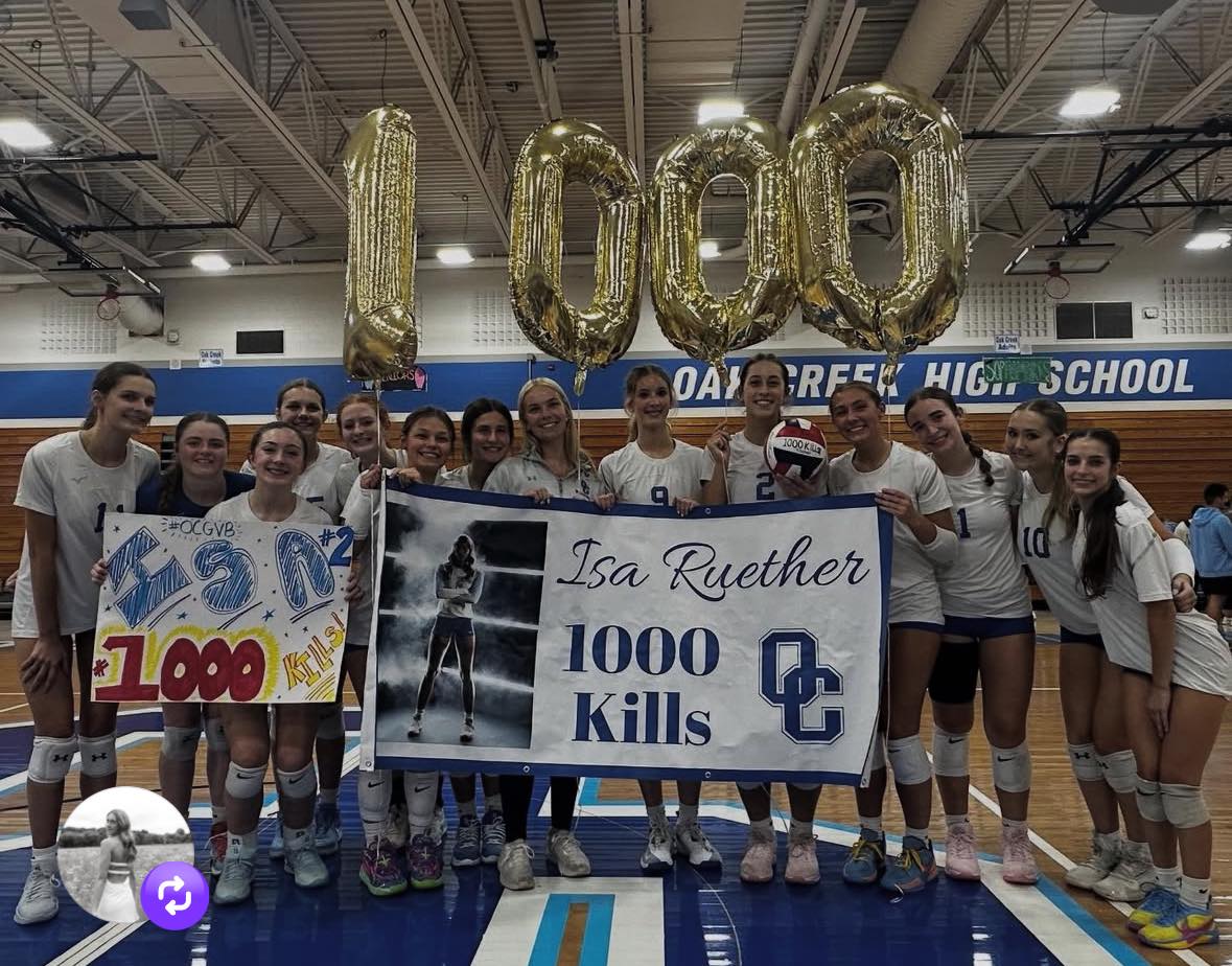 Oak - Congratulations to Senior Isa Ruether on her 1,000th career kill ...