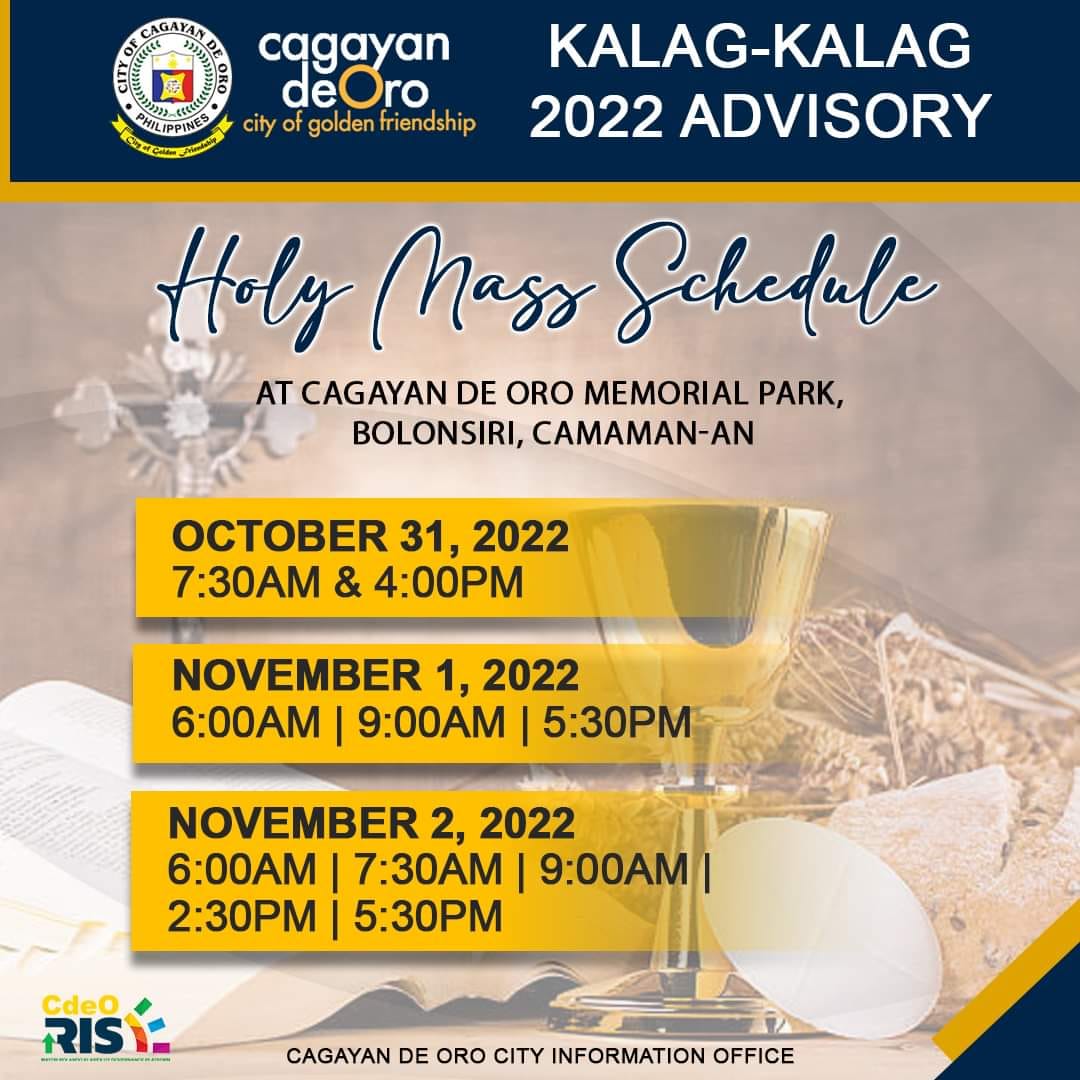 Cagayan de Oro City Information Office - LOOK: KALAG-KALAG 2022 MASS