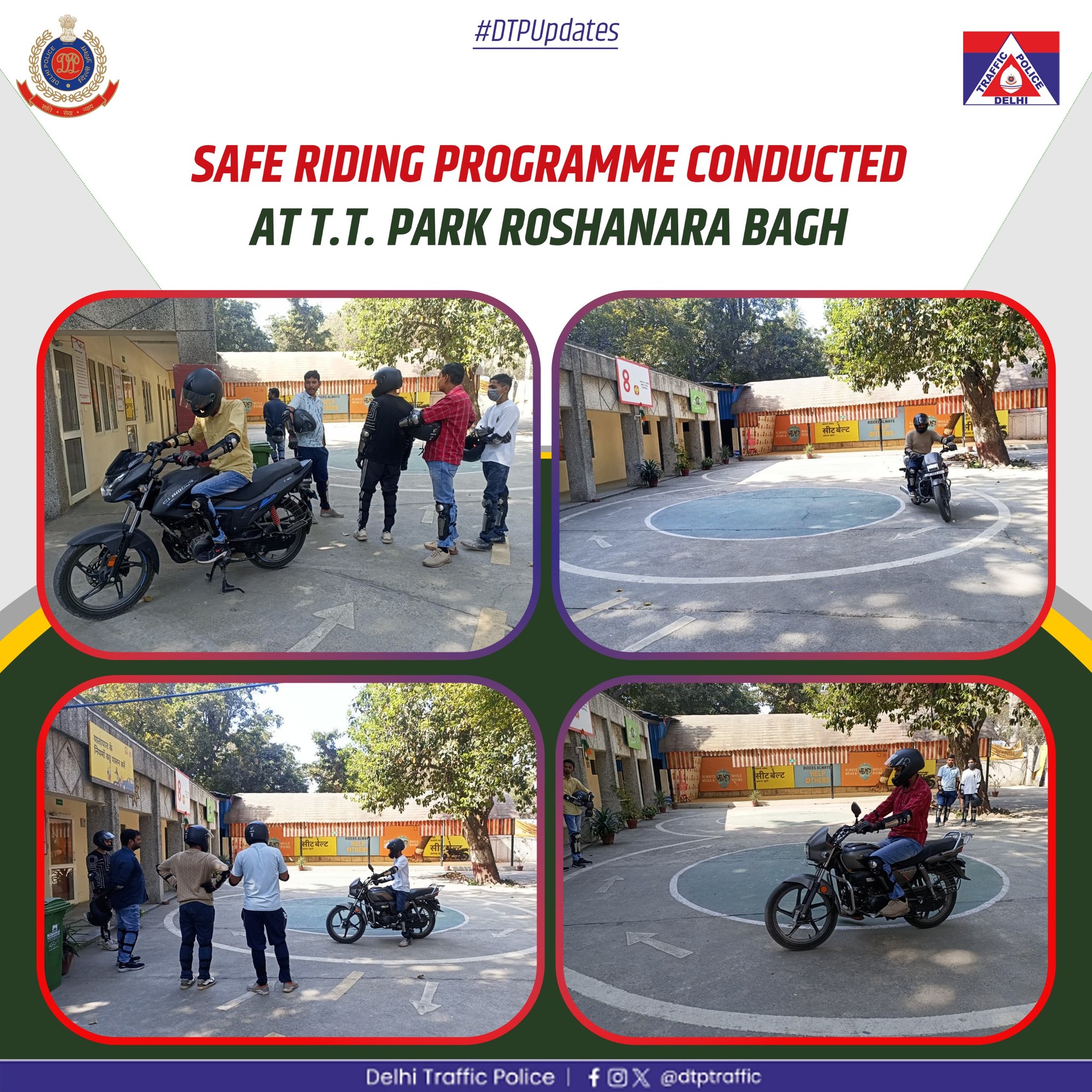 A Safe Riding Programme was... - Delhi Traffic Police | Facebook