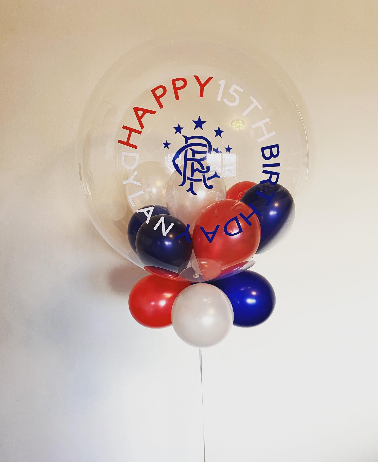 Coco’s Balloons - 🔵 Personalised Rangers Bubble 🔵 ‼️Can...