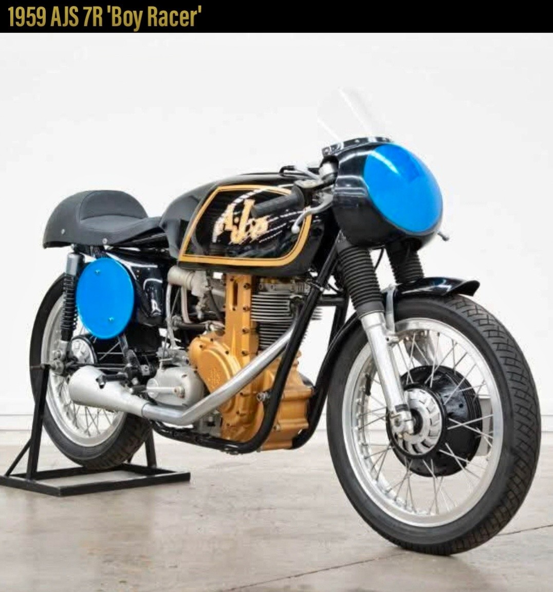 The ICONIC AJS 7R Boy Racer 💙🇬🇧💙 The AJS 7R 