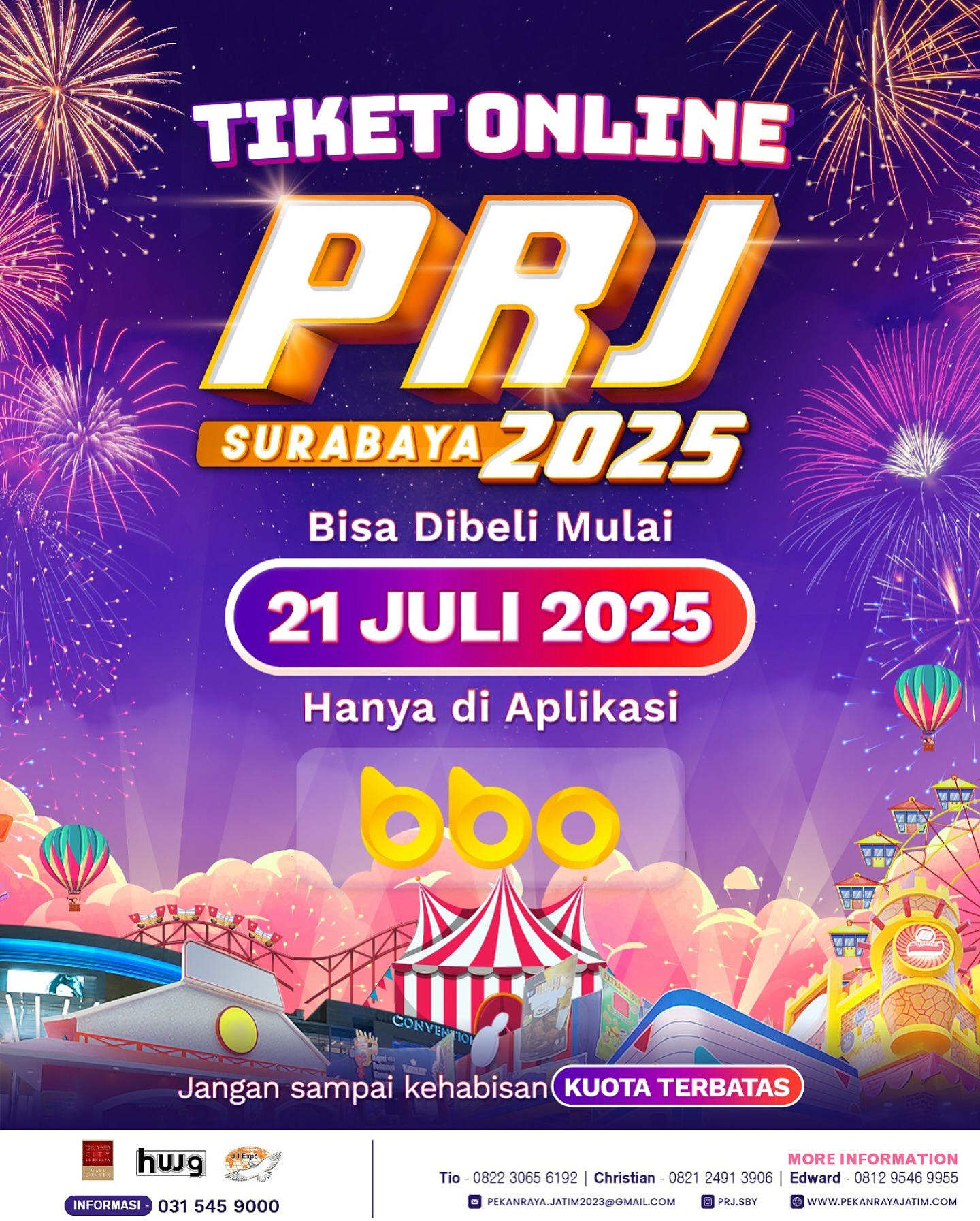 Event Mojokerto - 🎟️ Tiket PRJ Surabaya 2025 RESMI DIBUKA... | Facebook