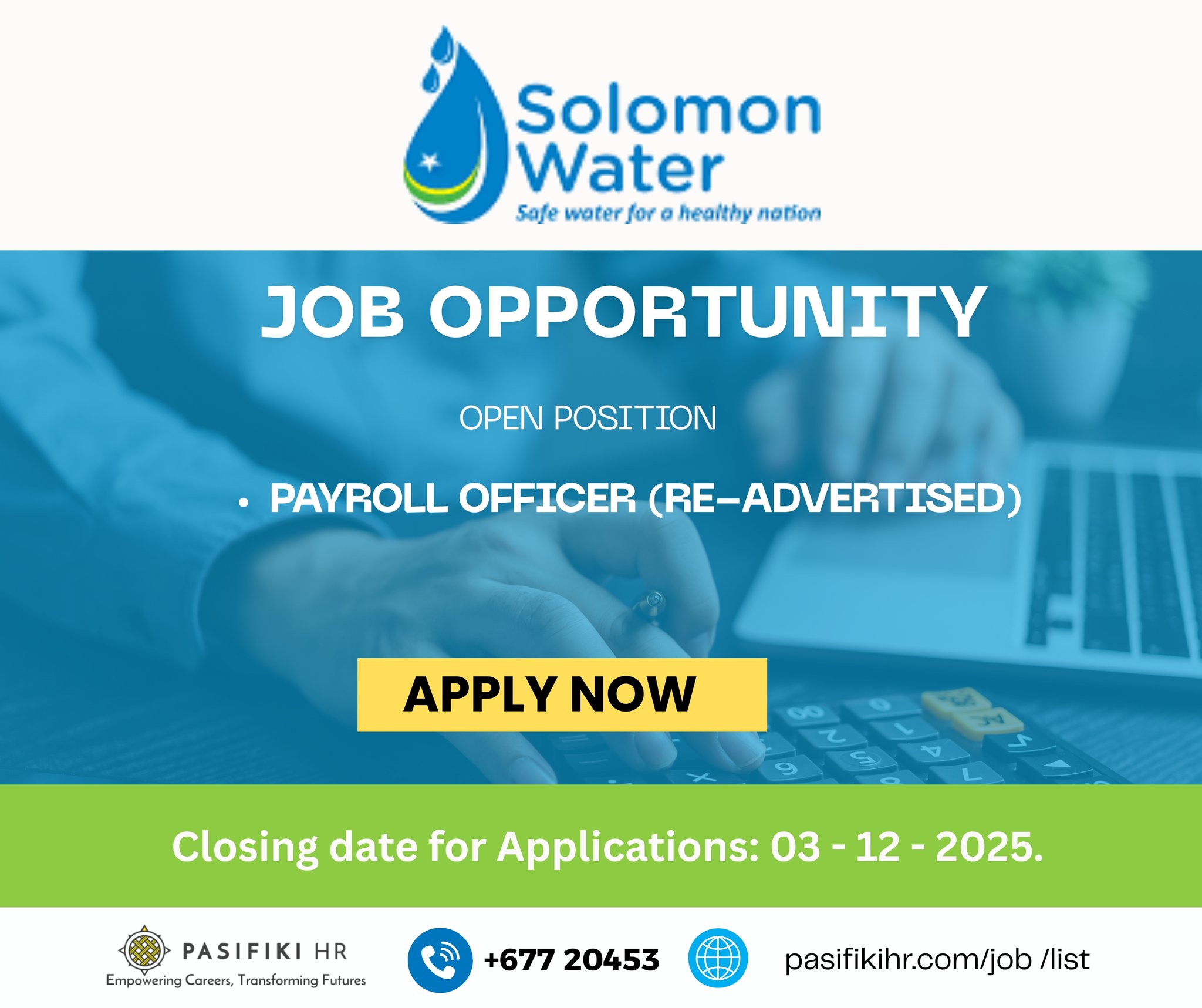 Jobs & Other Opportunities in Solomon Islands | Facebook