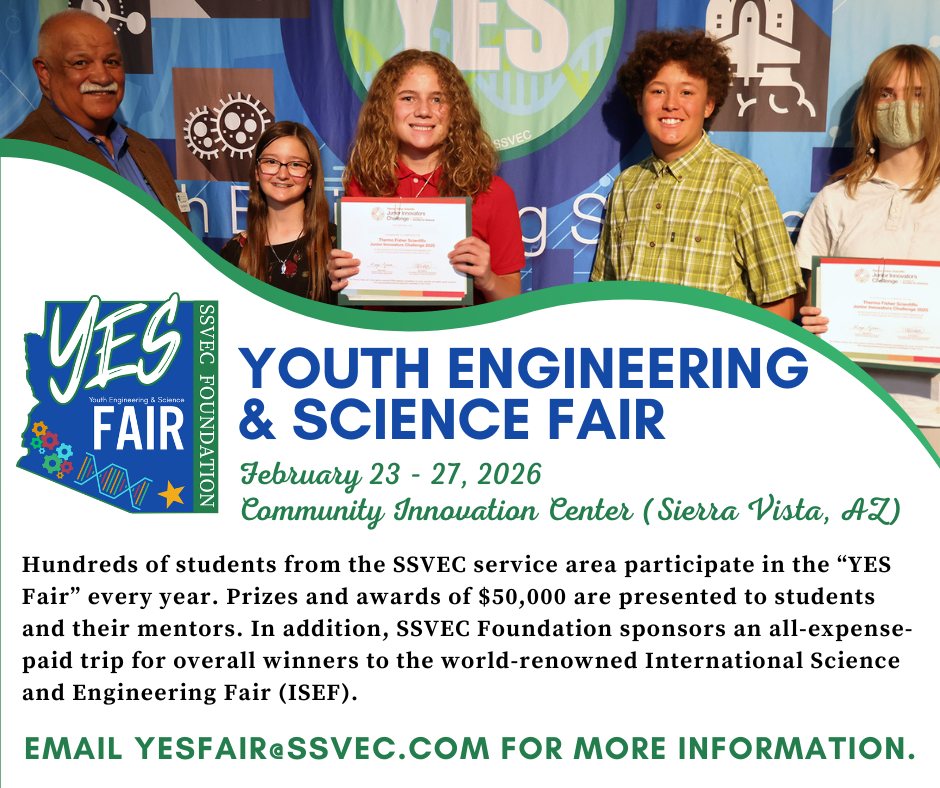 SSVEC - *** YOUTH ENGINEERING AND SCIENCE FAIR coming FEBRUARY 2026 ...