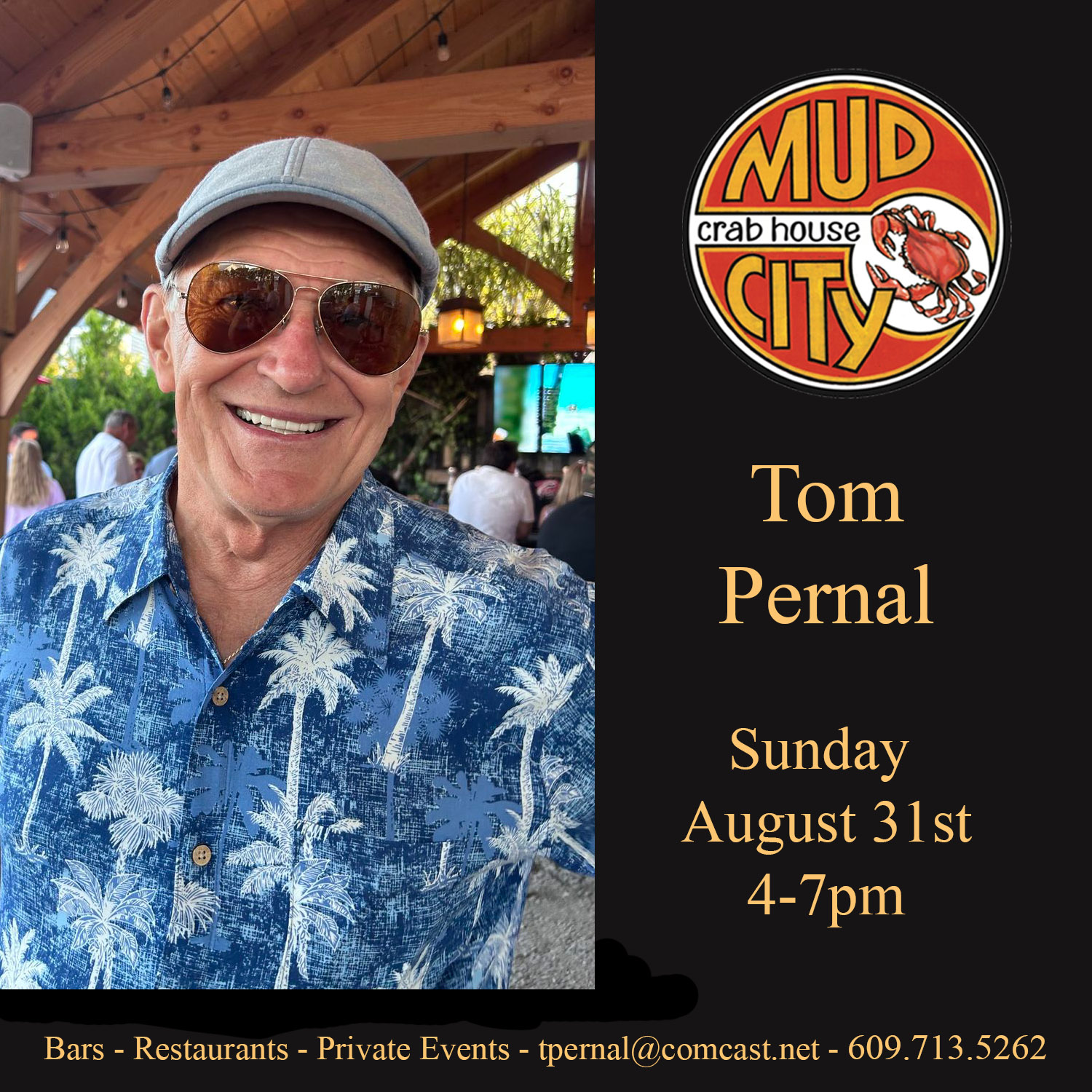 Tom - Join me to say farewell to August with some amazing seafood and ...