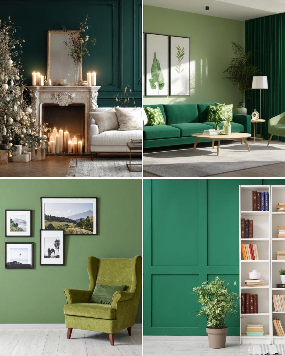 AVF - What's not to love about green walls? 🌲🌴🍀🌵 Green is the color of ...
