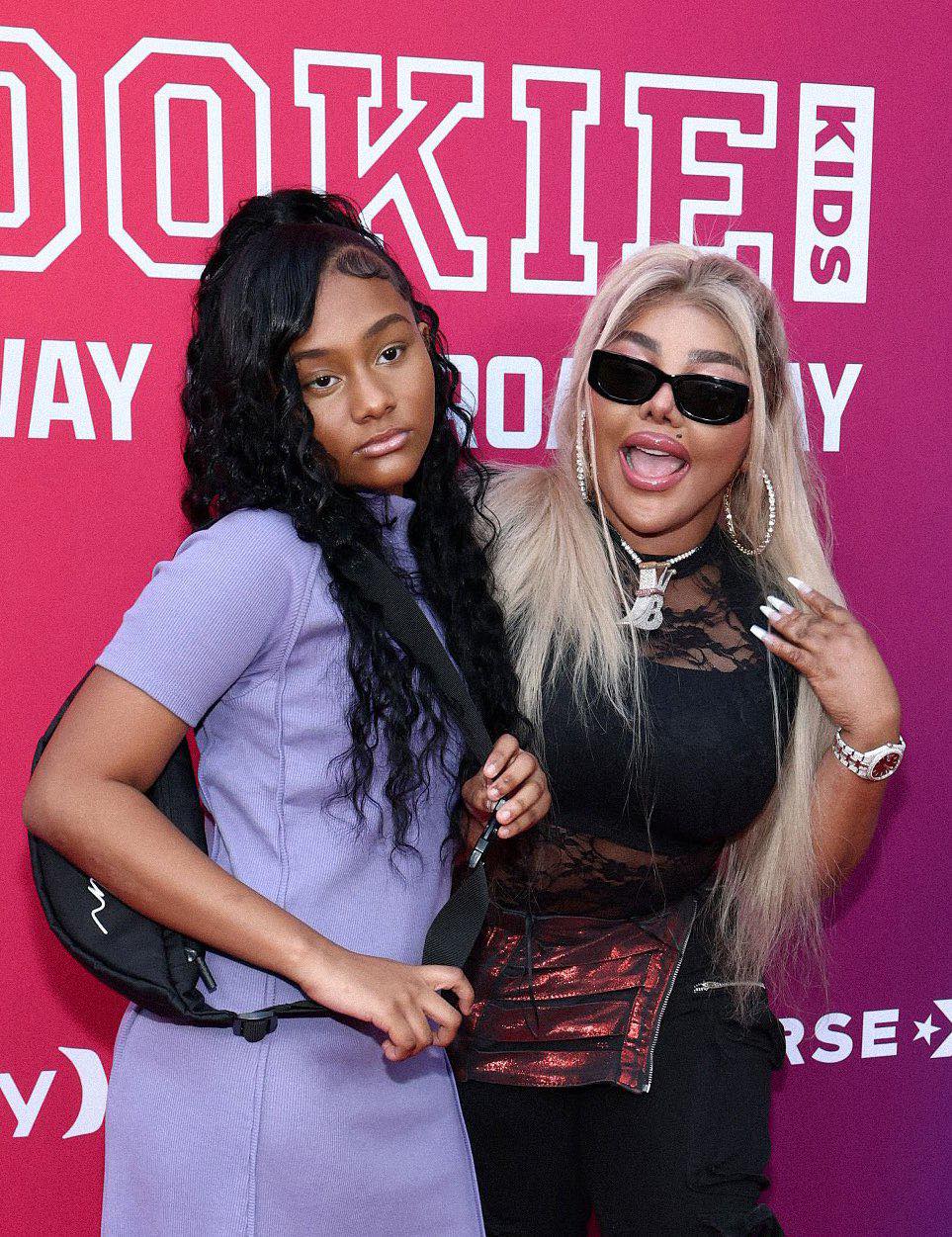 lil kim blue dress is going viral being spotted at the Amazon's Back to School runway show! Size:12-18 M How to Wear a AL:seasonal-reorder