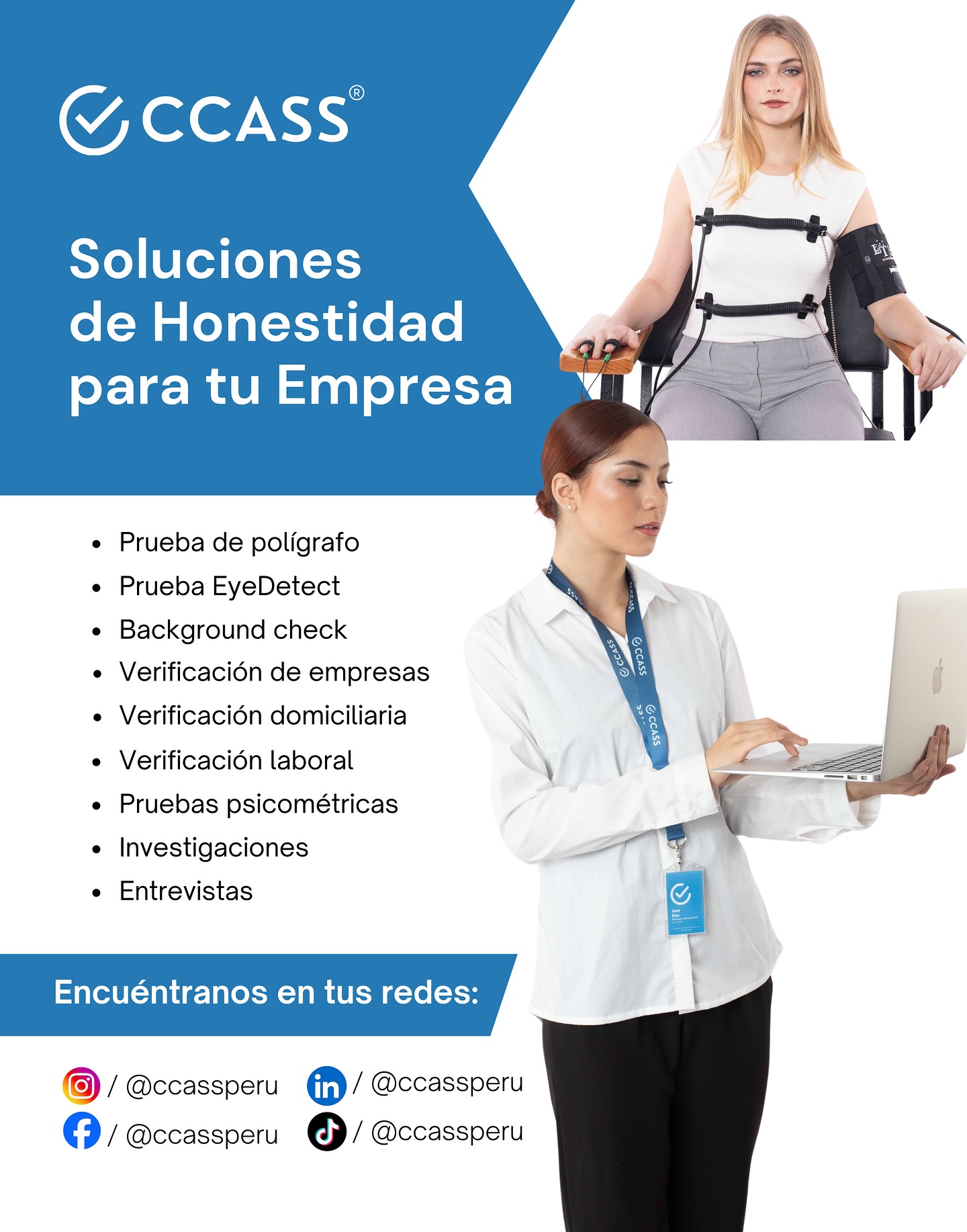 CCASS - 🔍 Brindamos a las empresas soluciones confiables para evaluar ...