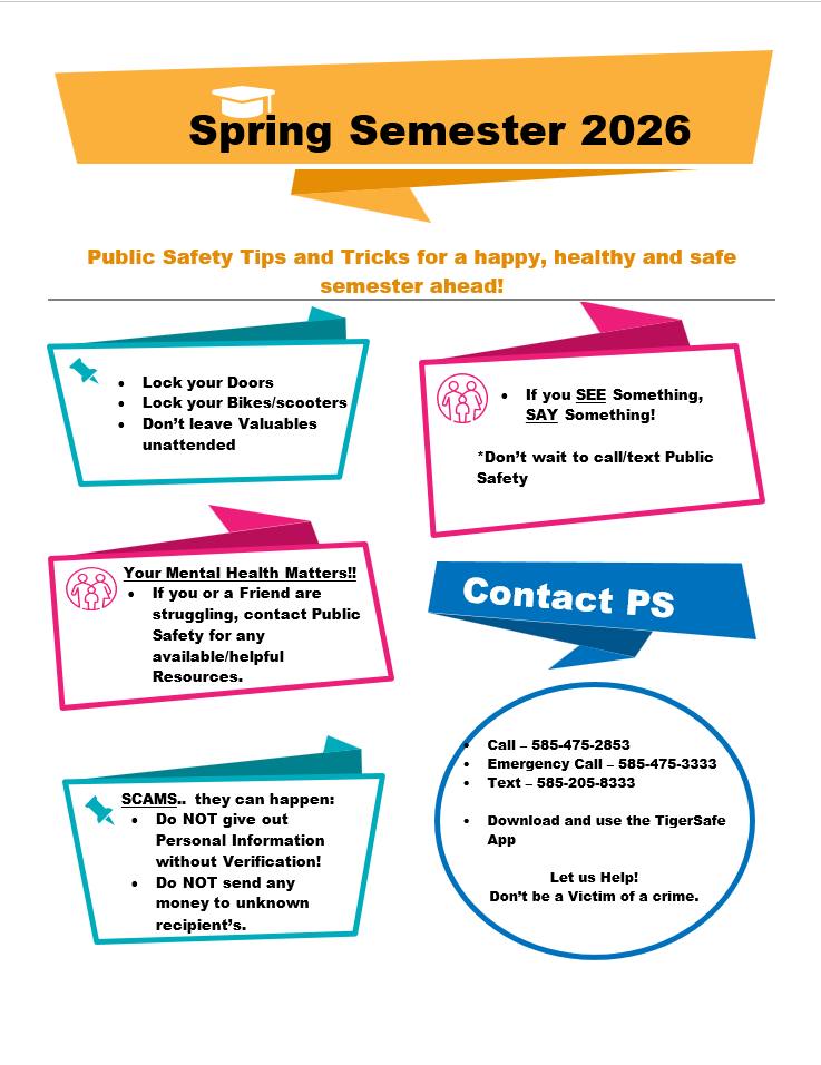 RIT - Welcome back to Campus RIT!!! Spring Semester 2026 has officially ...