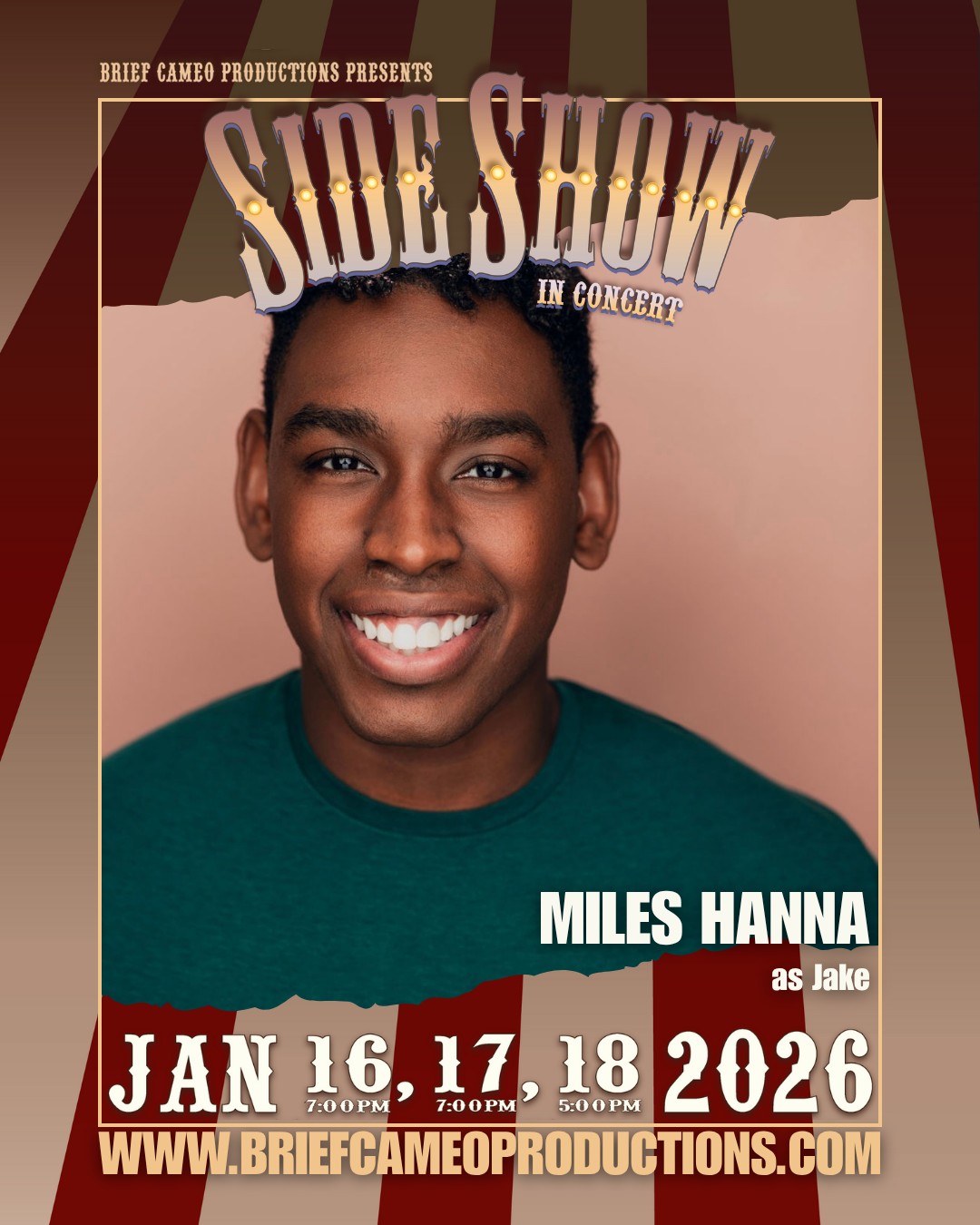 Brief - BCP DEBUT! 🎉 We’re excited to welcome Miles Hanna to our stage ...