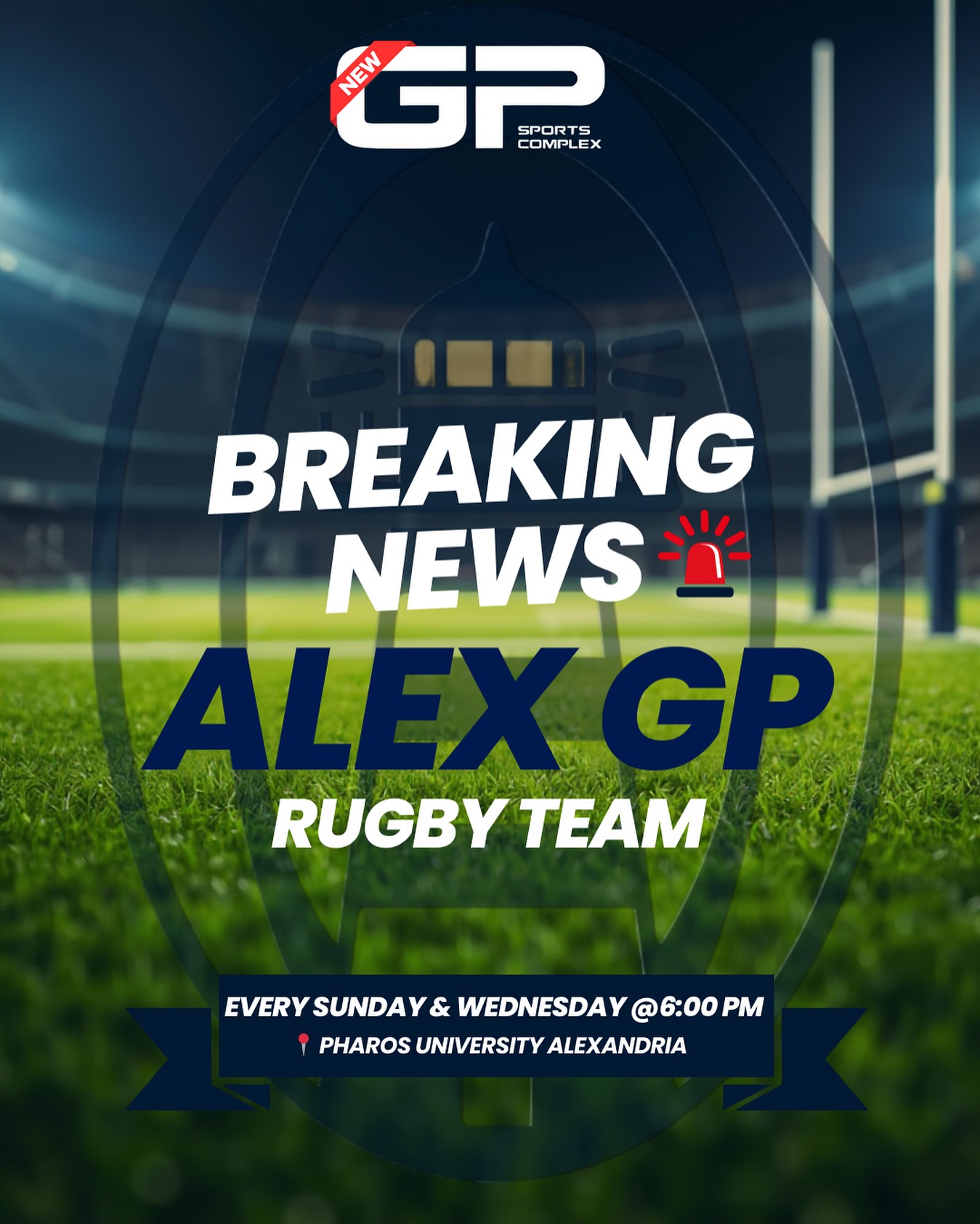 Alexandria - A new era starts this Sunday, Dec 7th! 🔥 The Alex GP Rugby ...