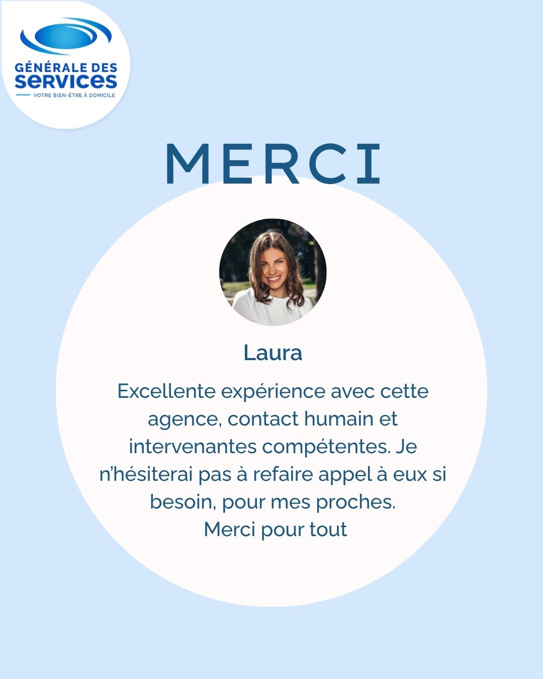 Générale - 💙 Merci Laura pour ce beau message. Des mots comme les ...