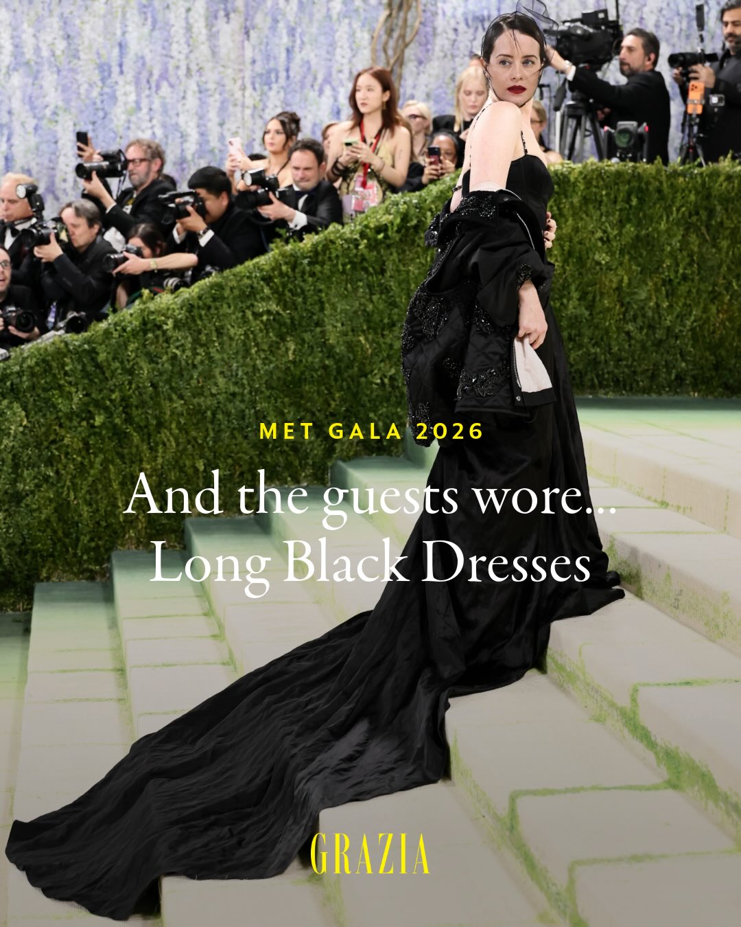 Black is always a safe bet... is what tonight's Met Gala 2026 attendees and their stylists must have thought. From Claire Foy in @erdem to Charli XCX and Zoë Kravitz in @saintlaurent