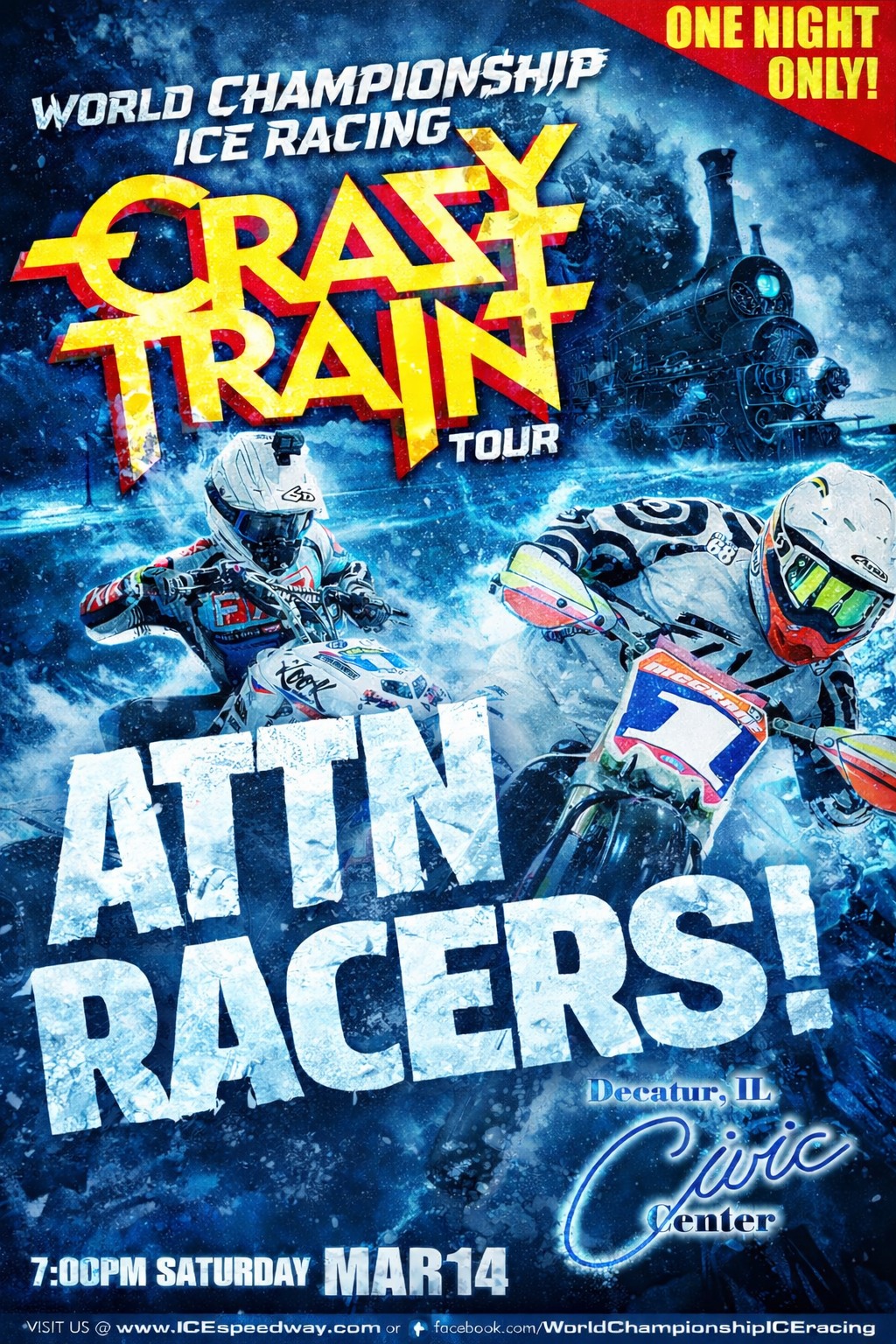 ‼️DECATUR RACER... - World Championship ICE Racing Series | Facebook